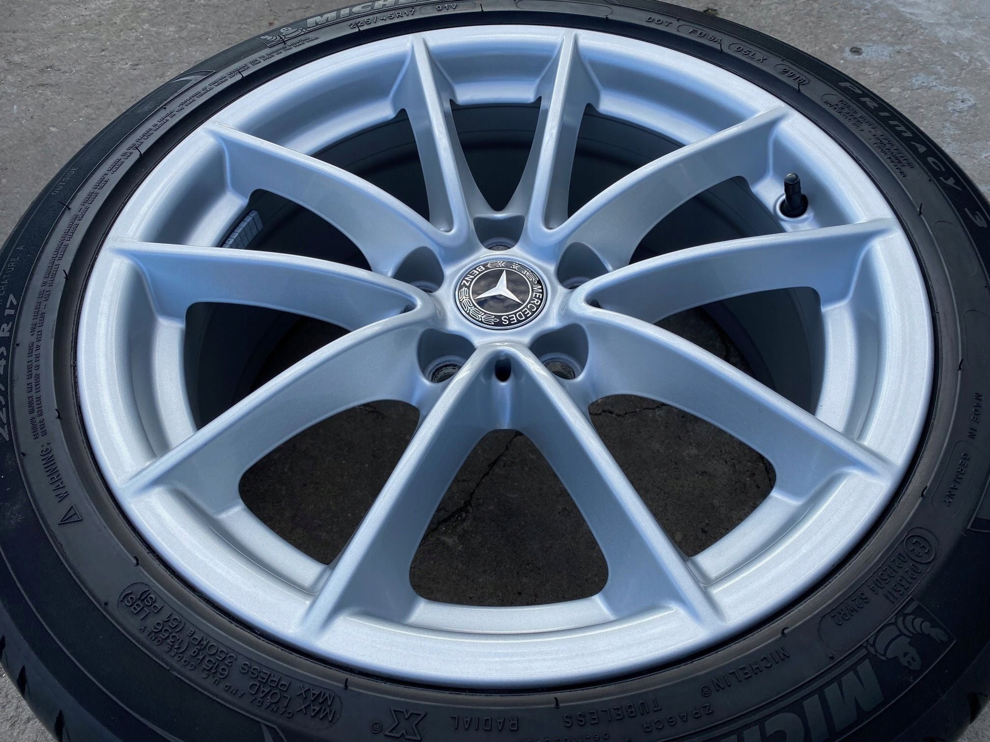 Alu Felge Mercedes-Benz W204 W212 W203 W211 17 Zoll 7.5J 5x112 27ET