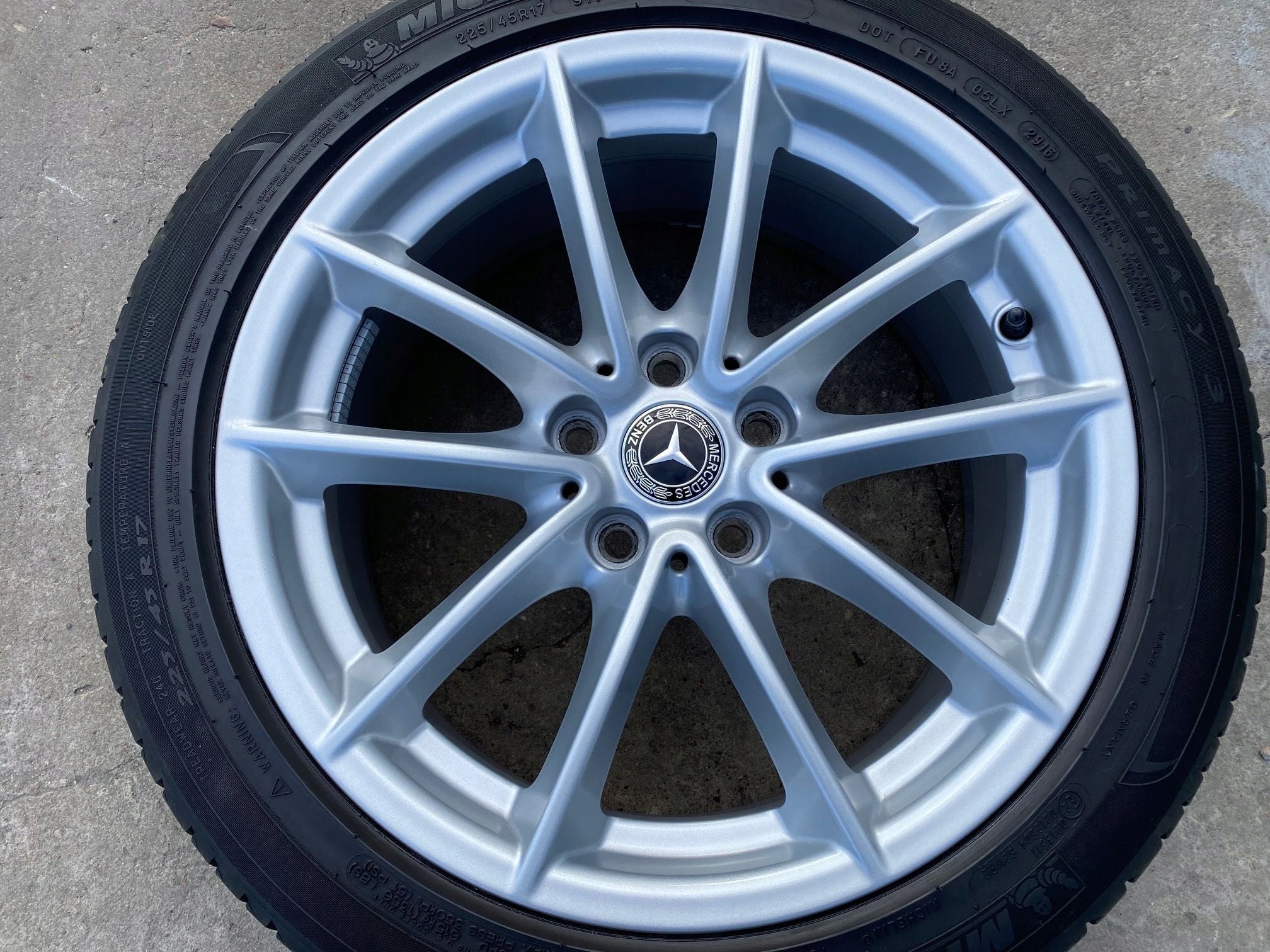 Alu Felge Mercedes-Benz W204 W212 W203 W211 17 Zoll 7.5J 5x112 27ET