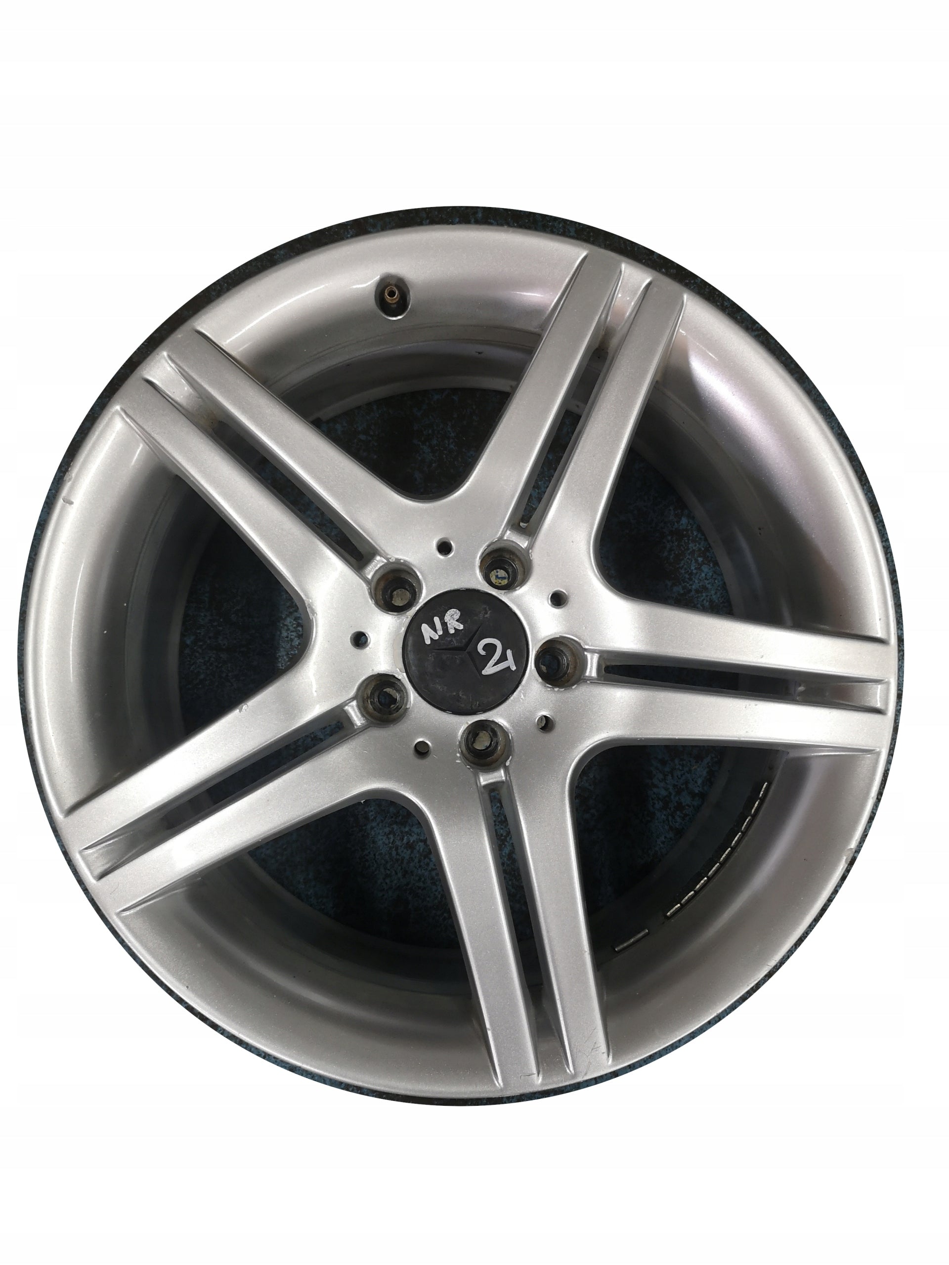 1x Alu Felge Mercedes-Benz W203 Aluminum rim 18 Zoll 8.5J 5x112 30ET A2034015602