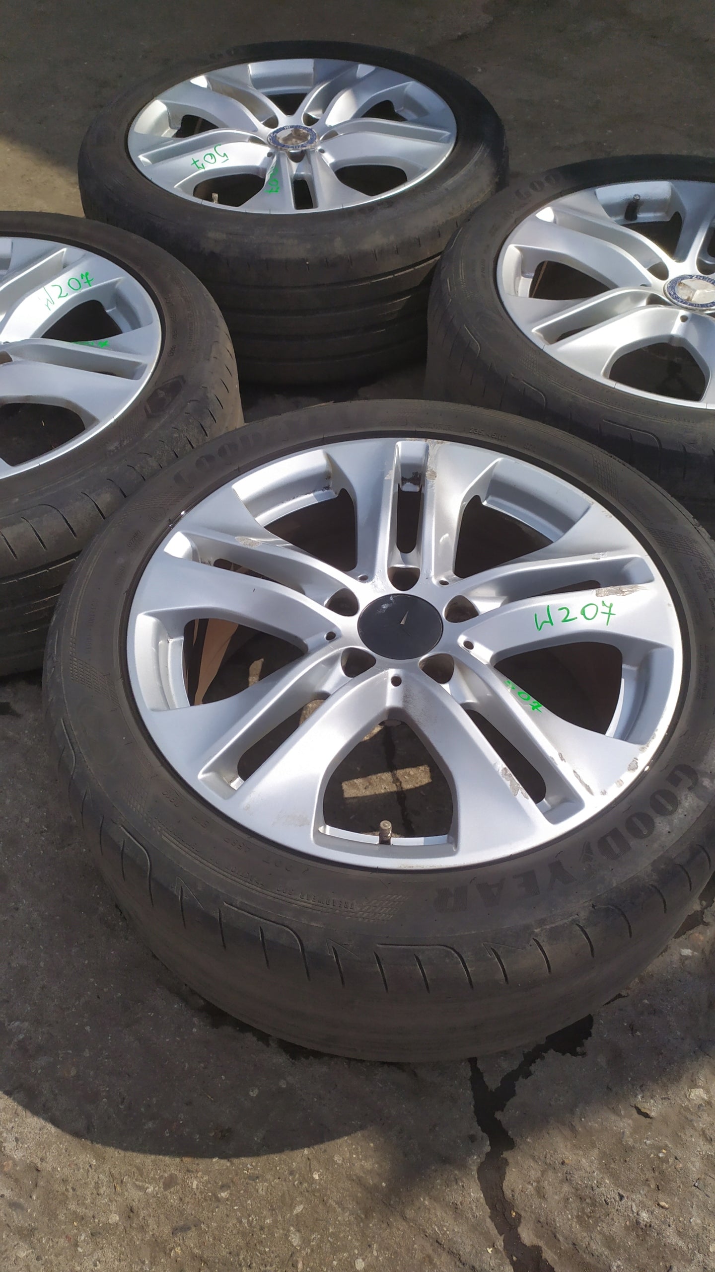 Alu Felge Mercedes-Benz W204 W212 W207 Aluminum rim 17 Zoll 7.5J 5x112