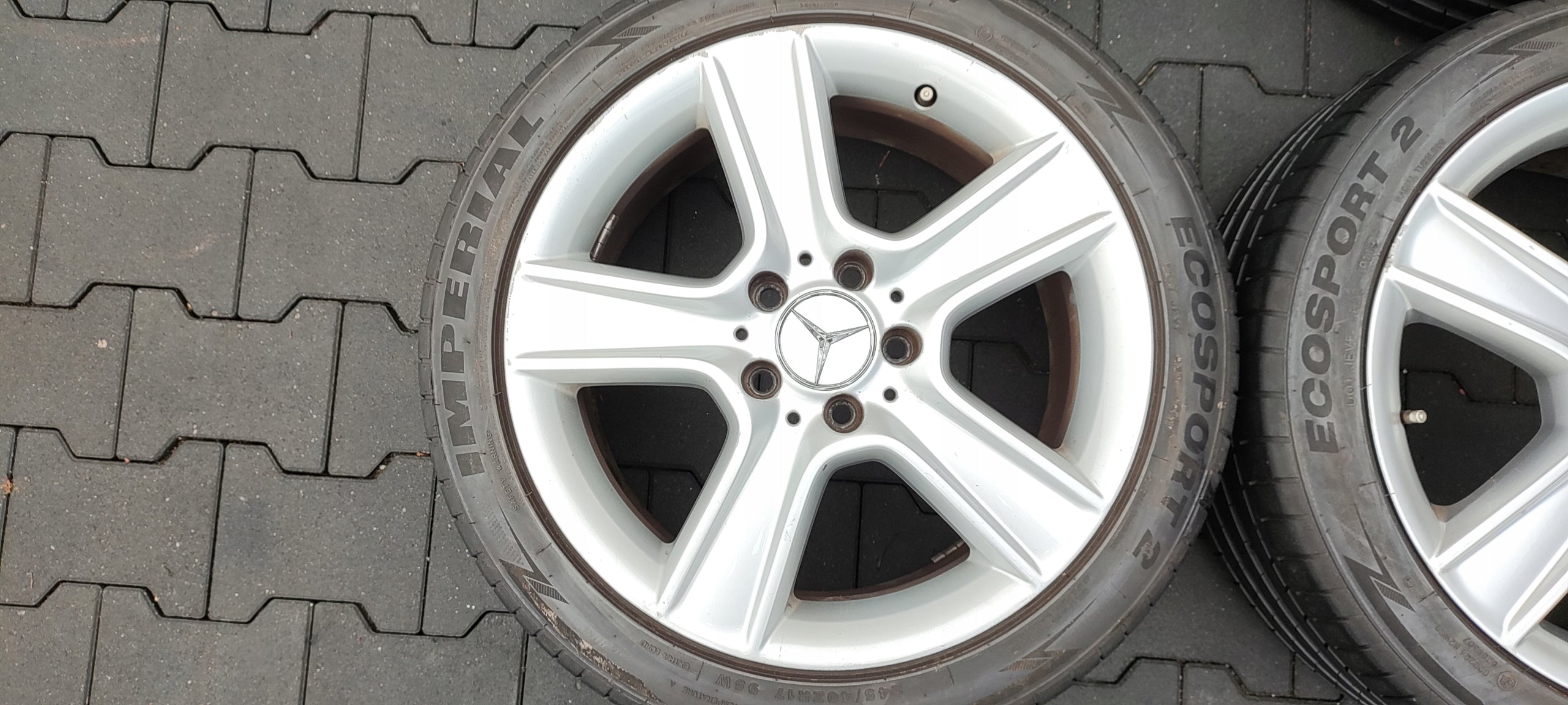 Alu Felge Mercedes-Benz W204 W207 Aluminum rim 17 Zoll 7.5J 5x112 47ET