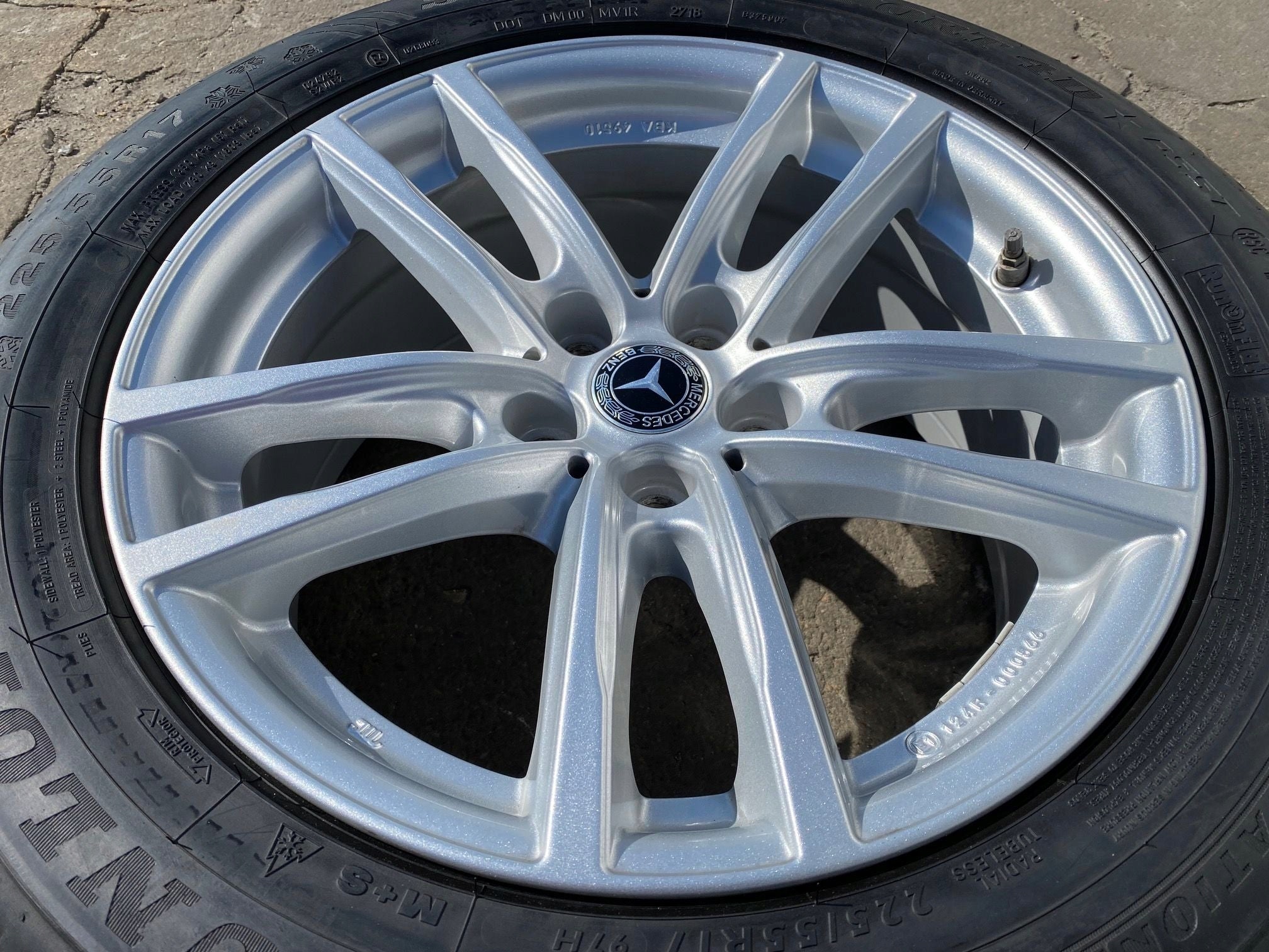 Alu Felge Mercedes-Benz W204 W212 W213 Aluminum rim 17 Zoll 7.5J 5x112 27ET