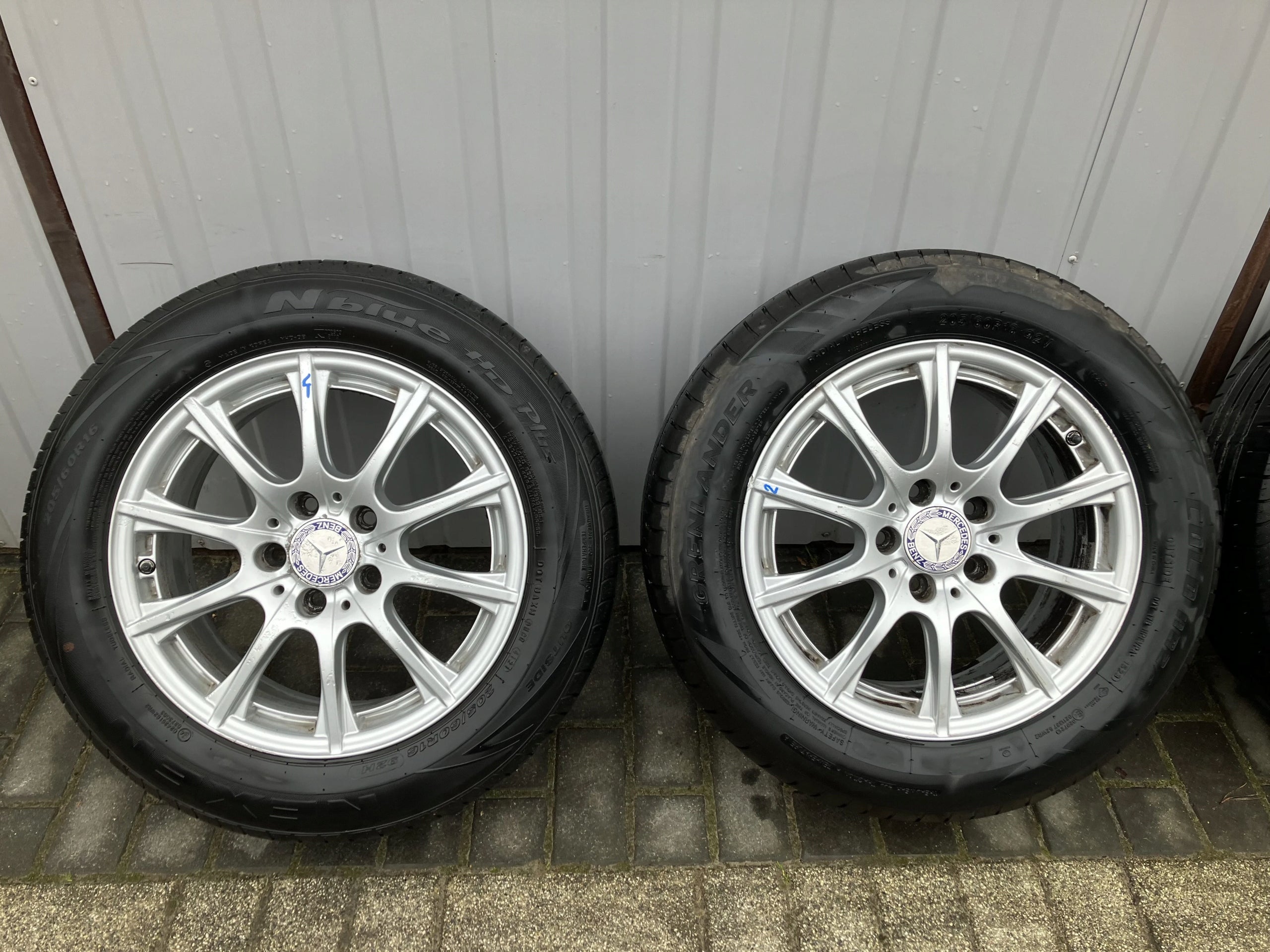 1x Alu Felge Mercedes-Benz 205 W205 Aluminum rim 16 Zoll 6.5J 5x112