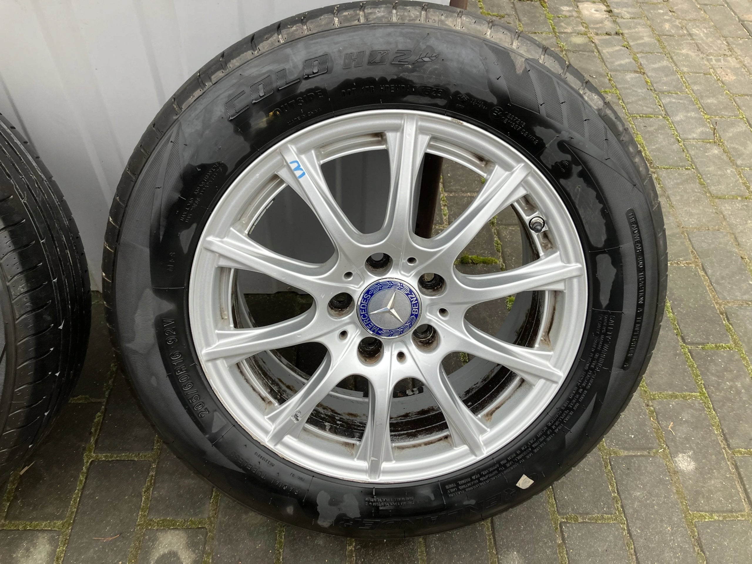 1x Alu Felge Mercedes-Benz 205 W205 Aluminum rim 16 Zoll 6.5J 5x112