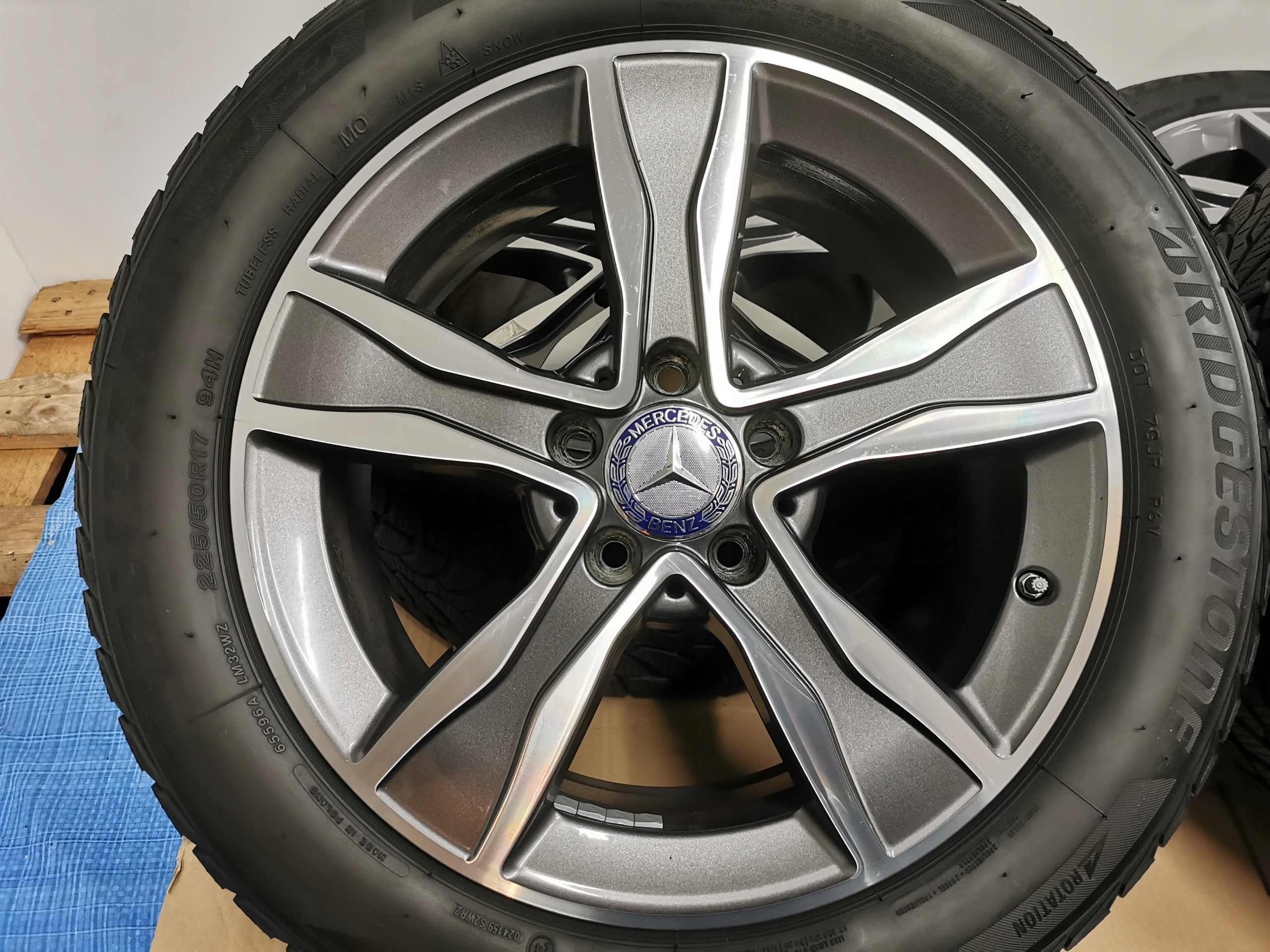 Alu Felge Mercedes-Benz 205 W205 Aluminum rim 17 Zoll 7.0J 5x112 48,5ET