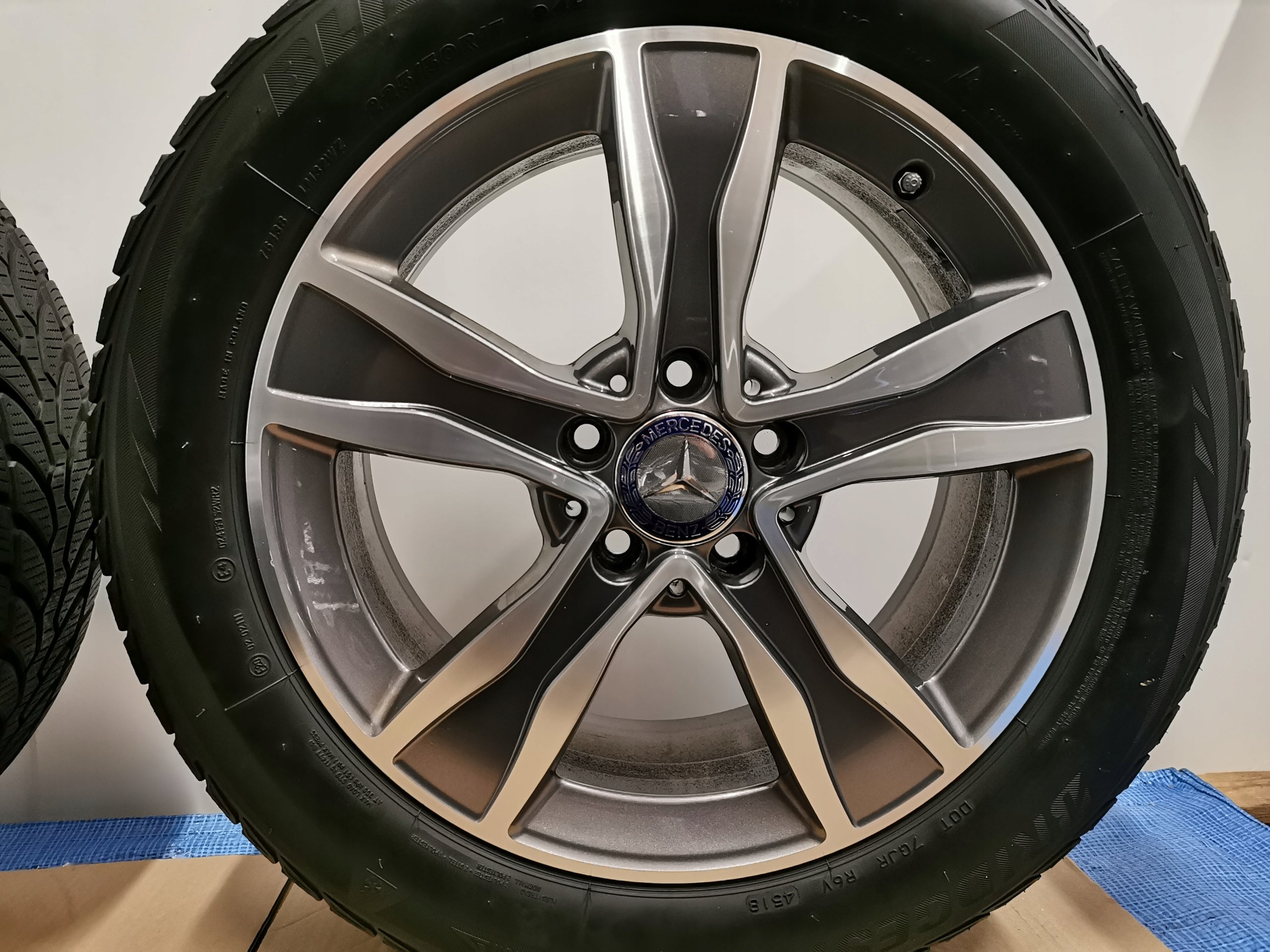 Alu Felge Mercedes-Benz 205 W205 Aluminum rim 17 Zoll 7.0J 5x112 48,5ET