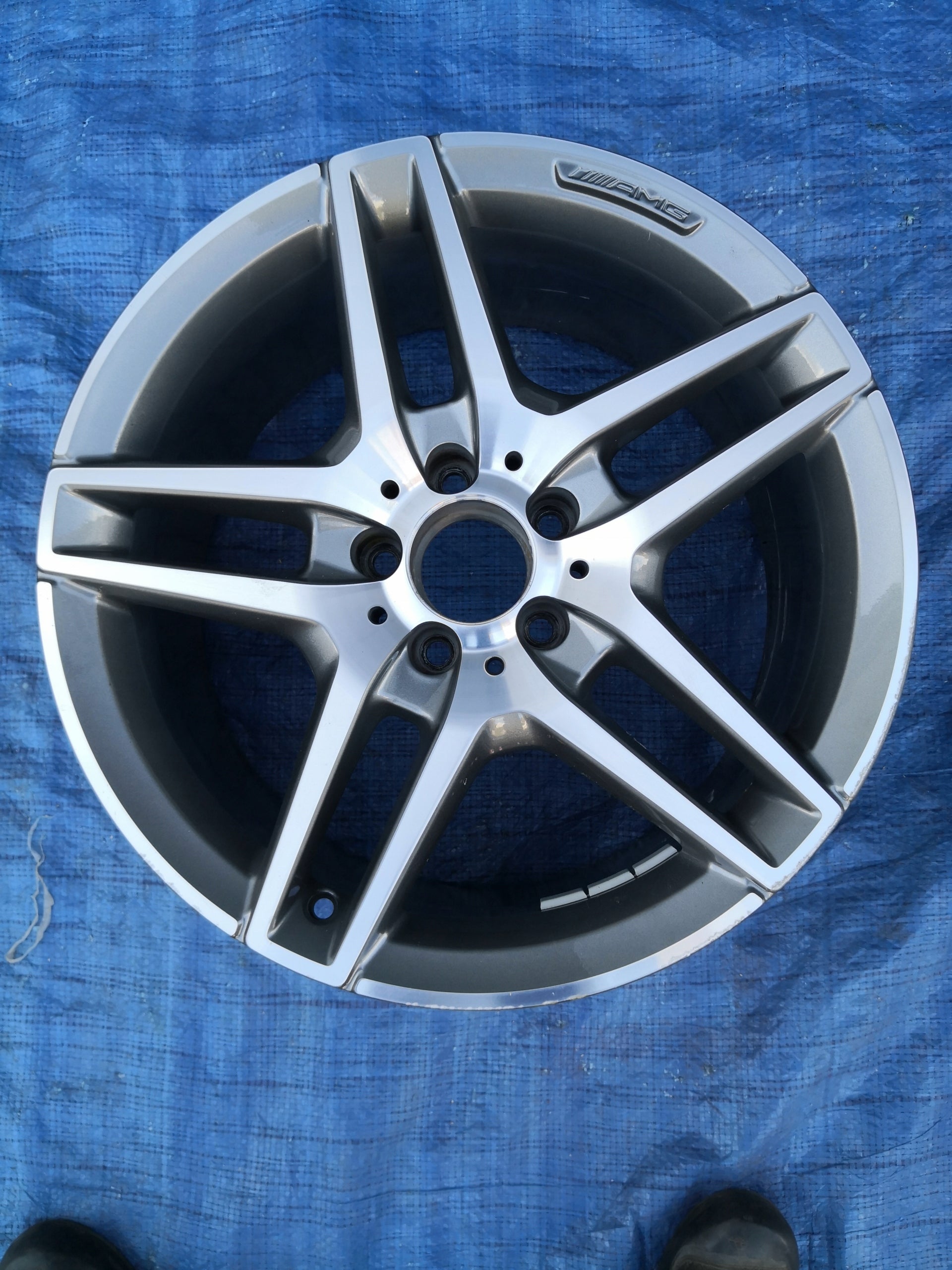 1x aluminum rim Mercedes-Benz W207 W212 Aluminum rim 18 inch 9.0J 5x112 54ET 