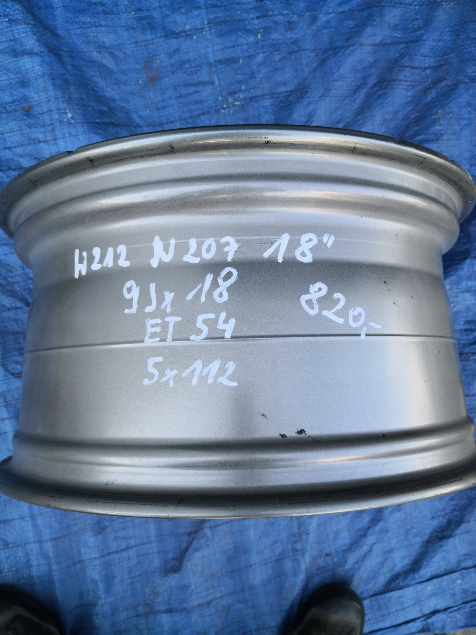 1x Alu Felge Mercedes-Benz W207 W212 Aluminum rim 18 Zoll 9.0J 5x112 54ET