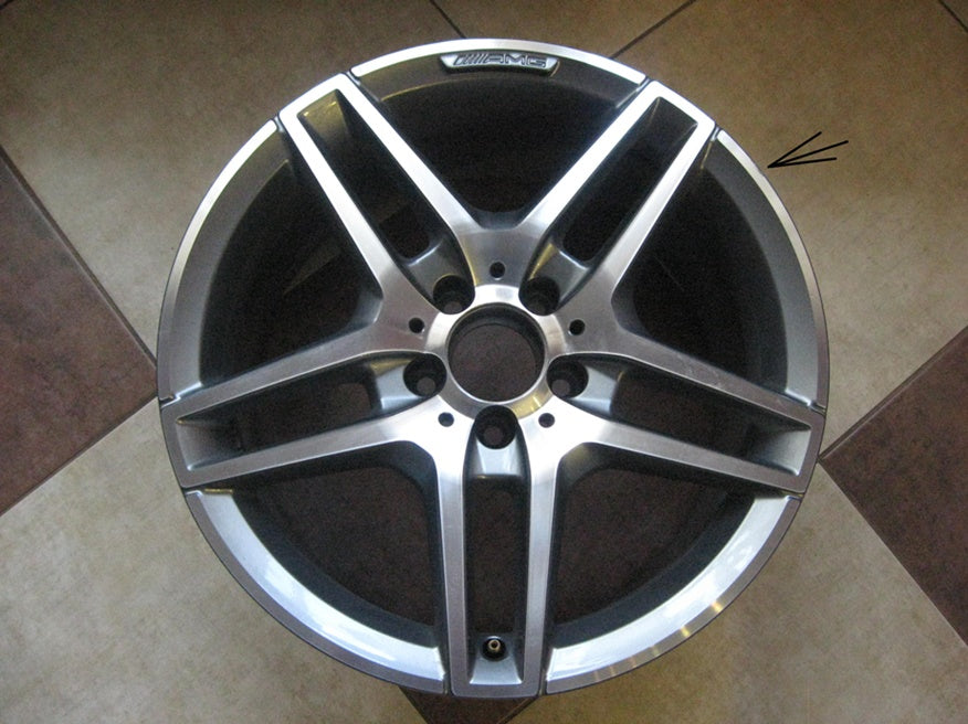 1x aluminum rim Mercedes-Benz W212 Aluminum rim 18 inch 9.0J 5x112 