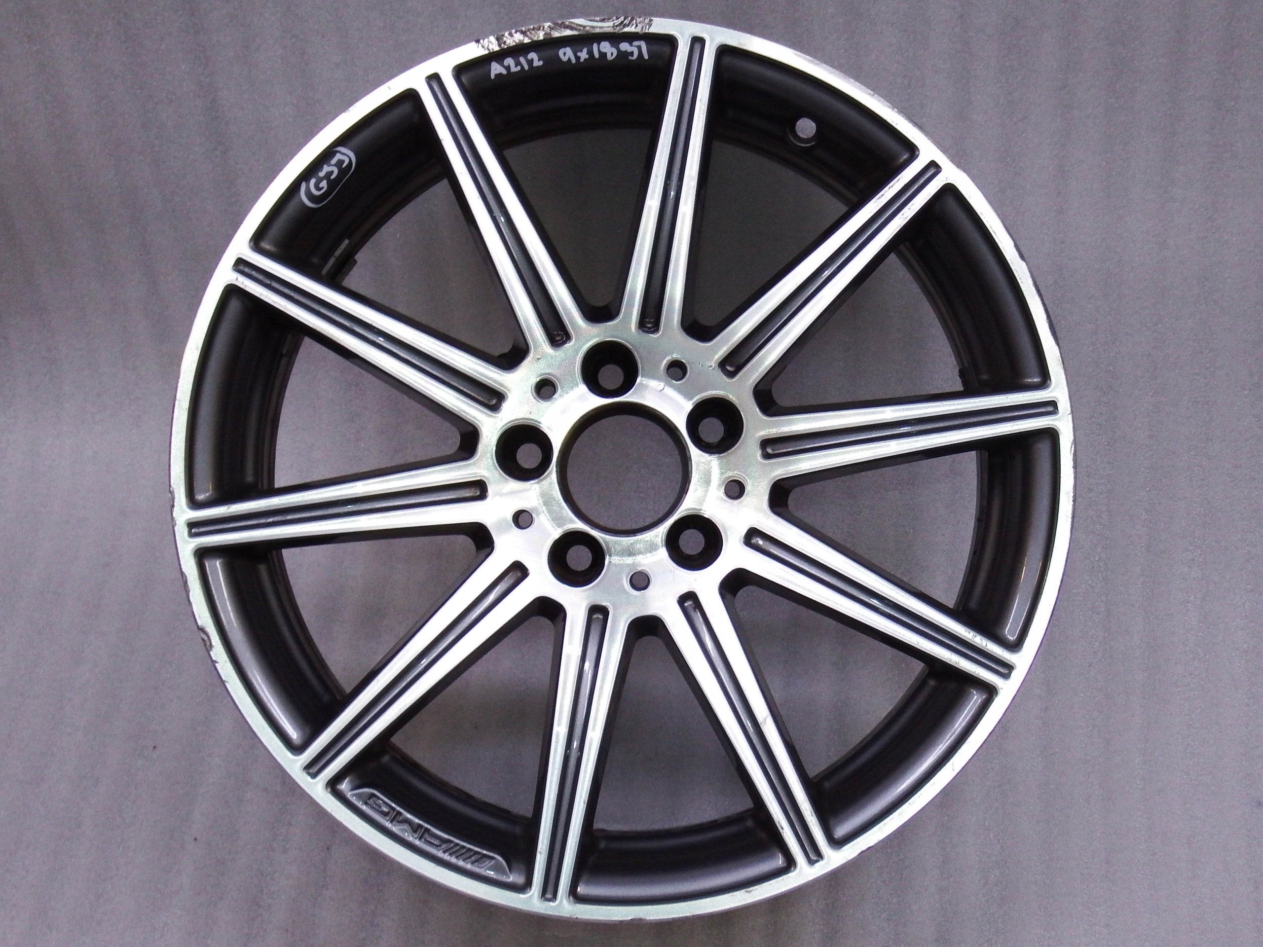 1x aluminum rim Mercedes-Benz W212 Aluminum rim 18 inch 9.0J 5x112 37ET 