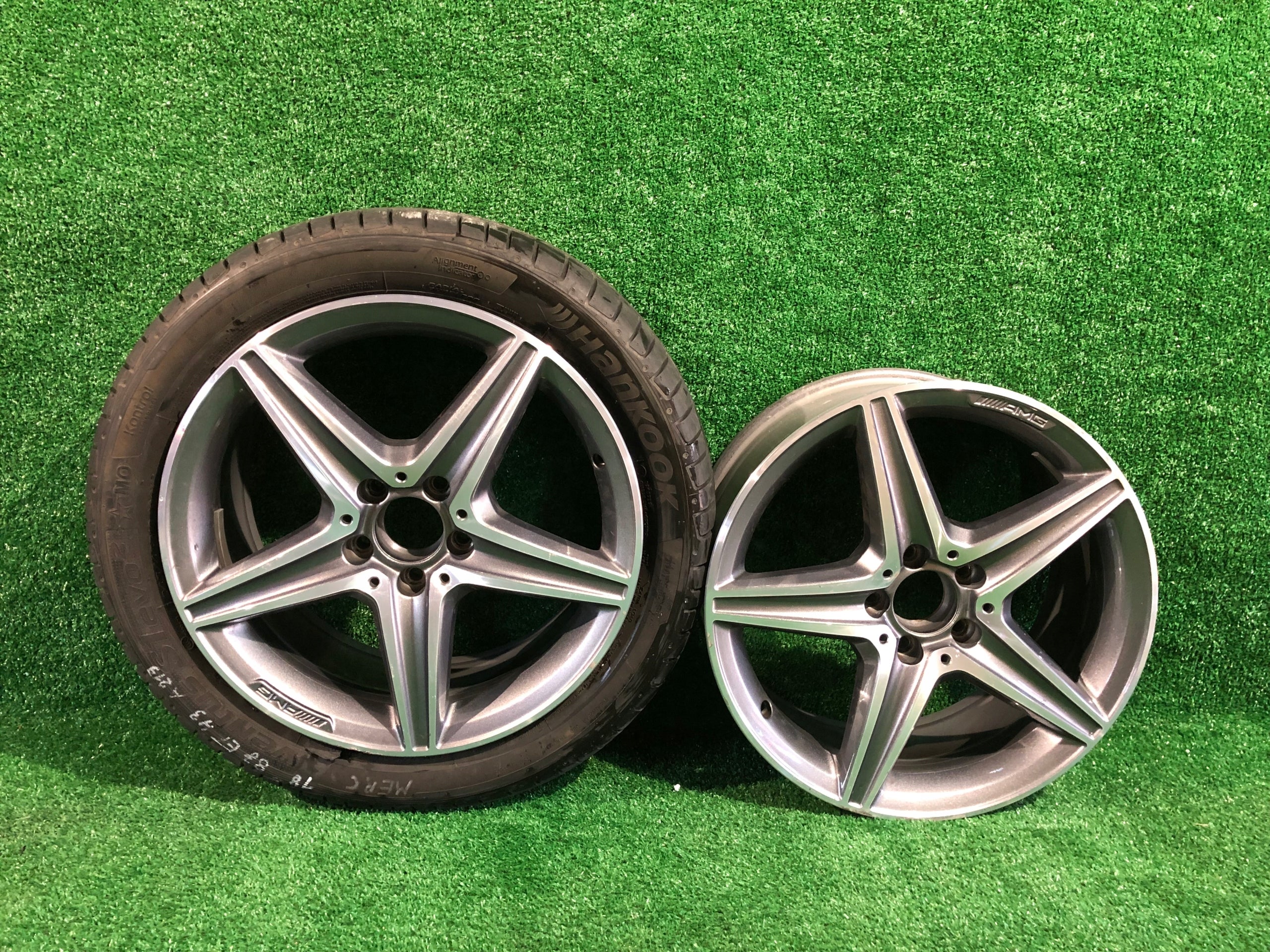 1x aluminum rim Mercedes-Benz W213 Aluminum rim 18 inch 8.0J 5x112 