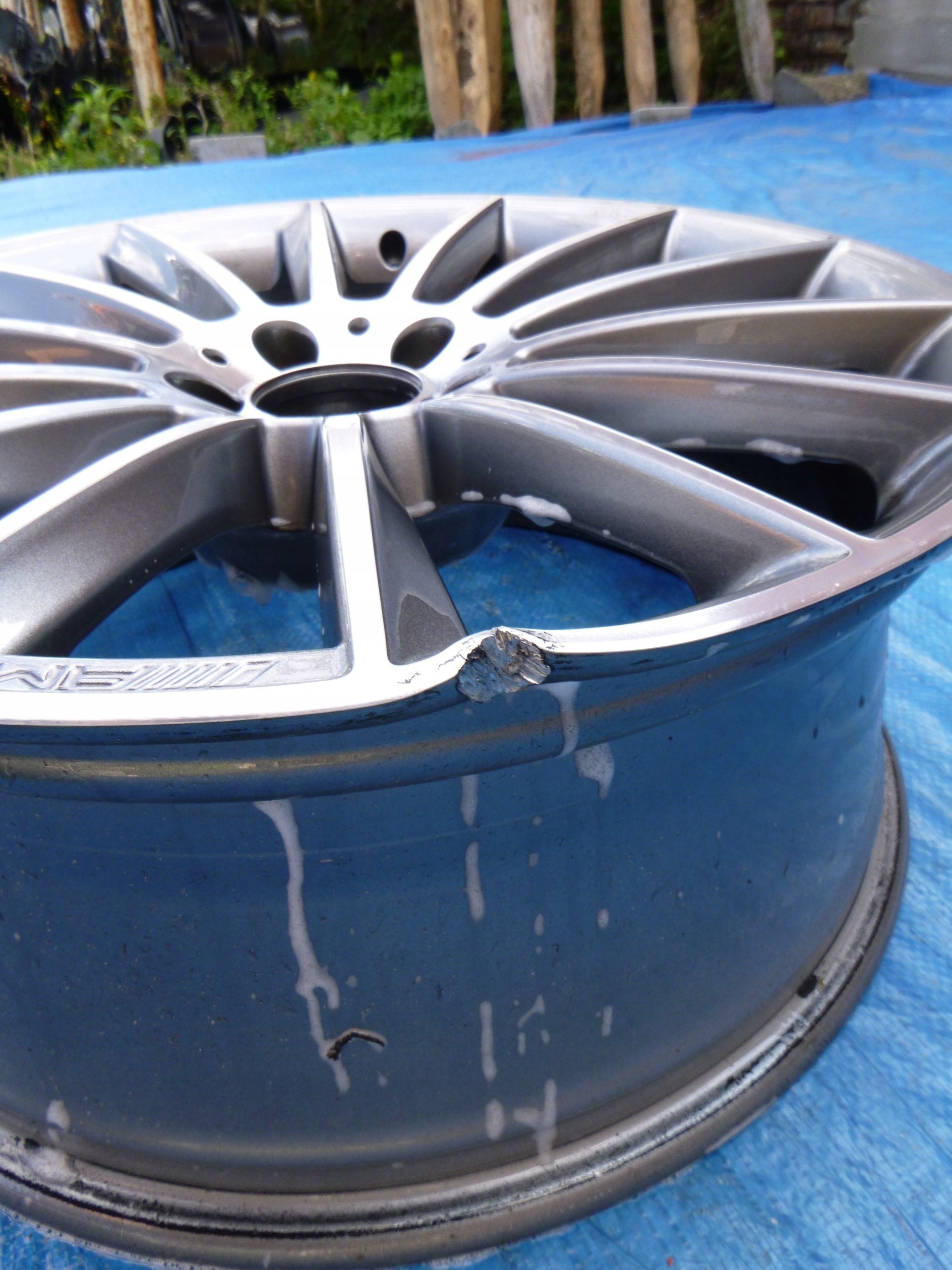 1x Alu Felge Mercedes-Benz W168 Aluminum rim 20 Zoll 8.0J 5x112 20ET