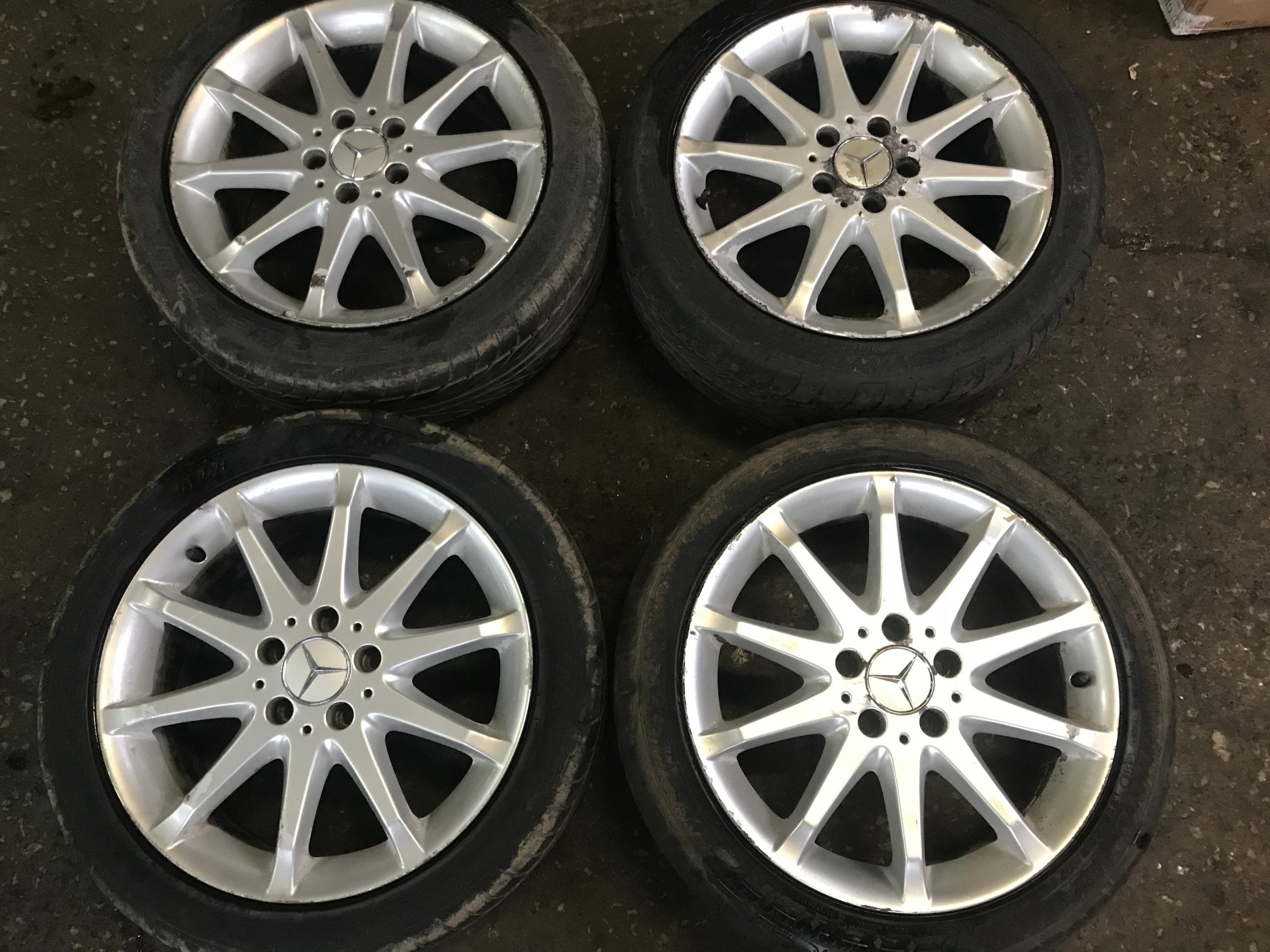 Alu Felge Mercedes-Benz W121 Aluminum rim 17 Zoll 5x112