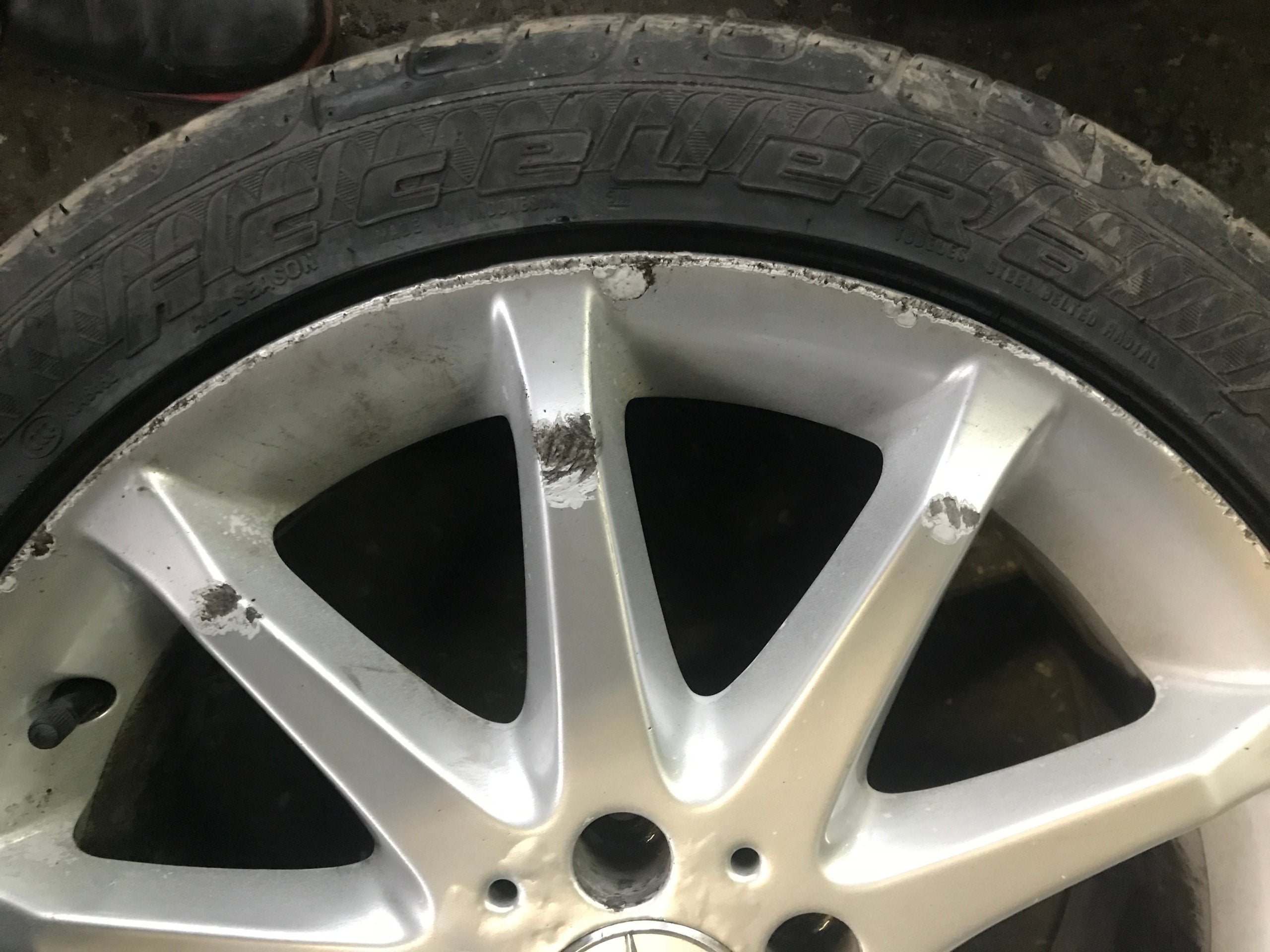 Alu Felge Mercedes-Benz W121 Aluminum rim 17 Zoll 5x112