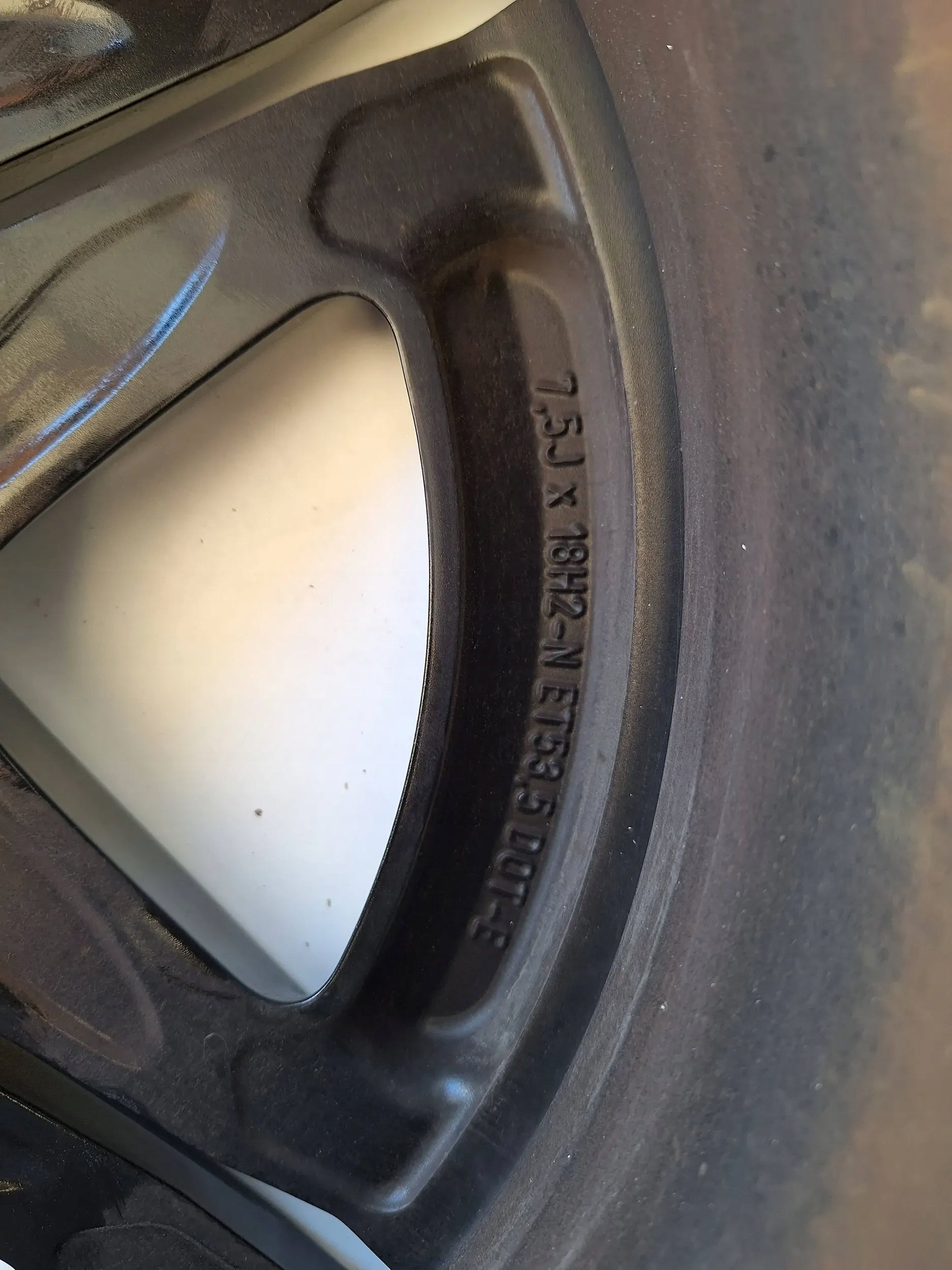 1x Alu Felge Mercedes-Benz W169 Aluminum rim 18 Zoll A2434011700