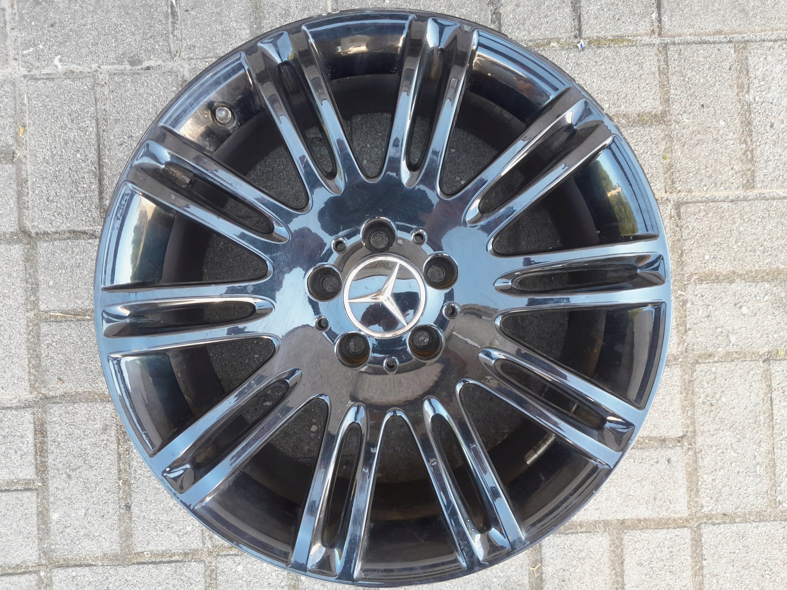 1x aluminum rim Mercedes-Benz W115 Aluminum rim 18 inch 8.5J 5x112 38ET 