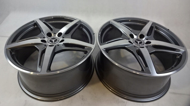 1x Alu Felge Mercedes-Benz W208 Aluminum rim 19 Zoll 9.0J 5x112 62ET