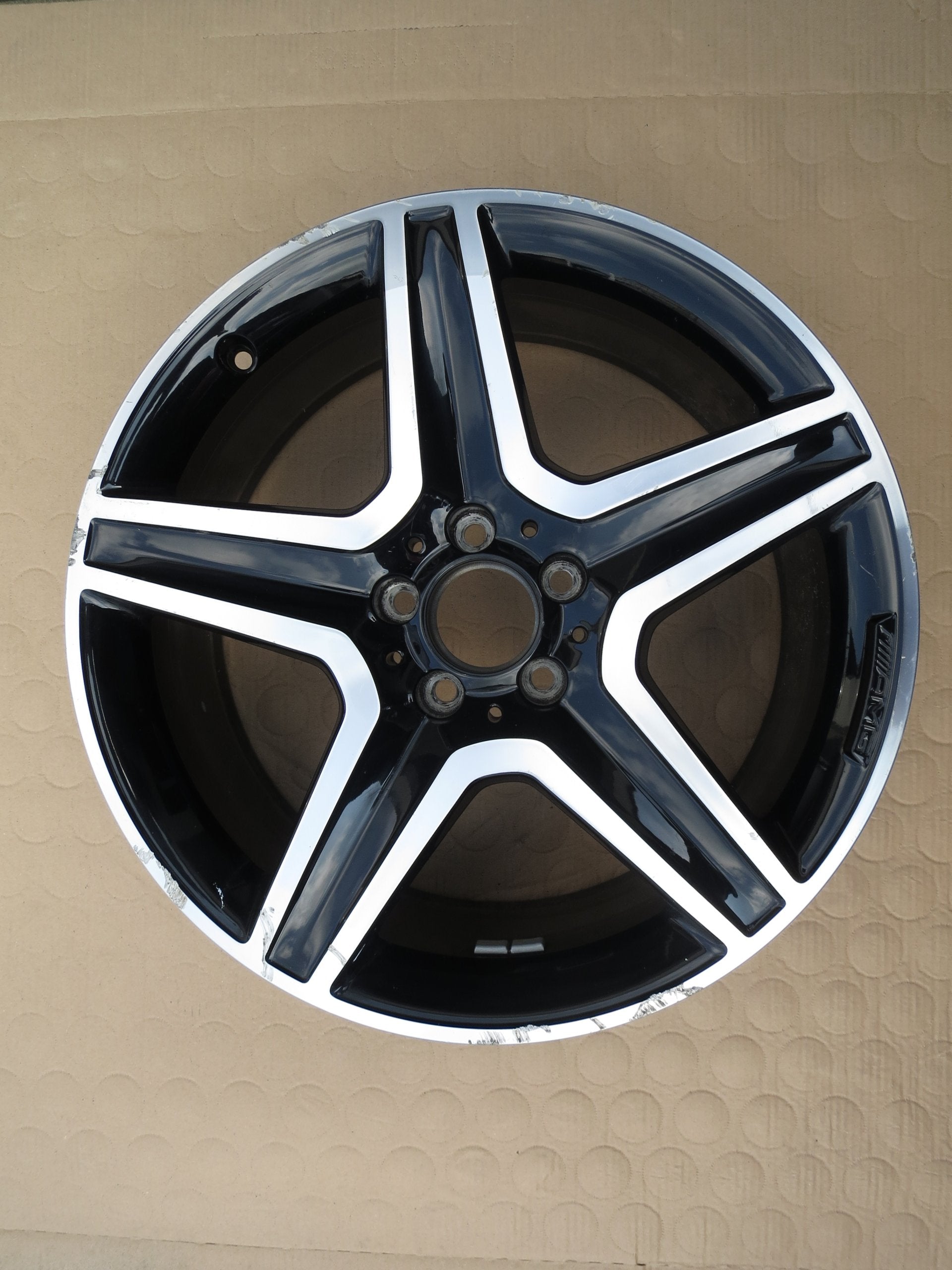 1x aluminum rim Mercedes-Benz W116 Aluminum rim 19 inch 8.0J 5x112 