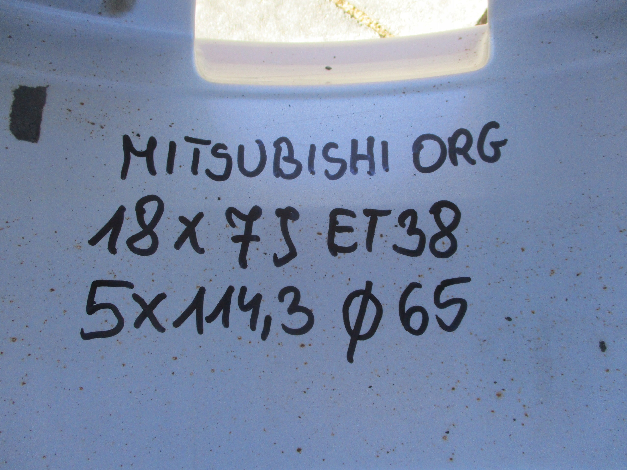 Alu Felge Mitsubishi Nimbus Aluminum rim 18 Zoll 7.0J 5x114.3 38ET