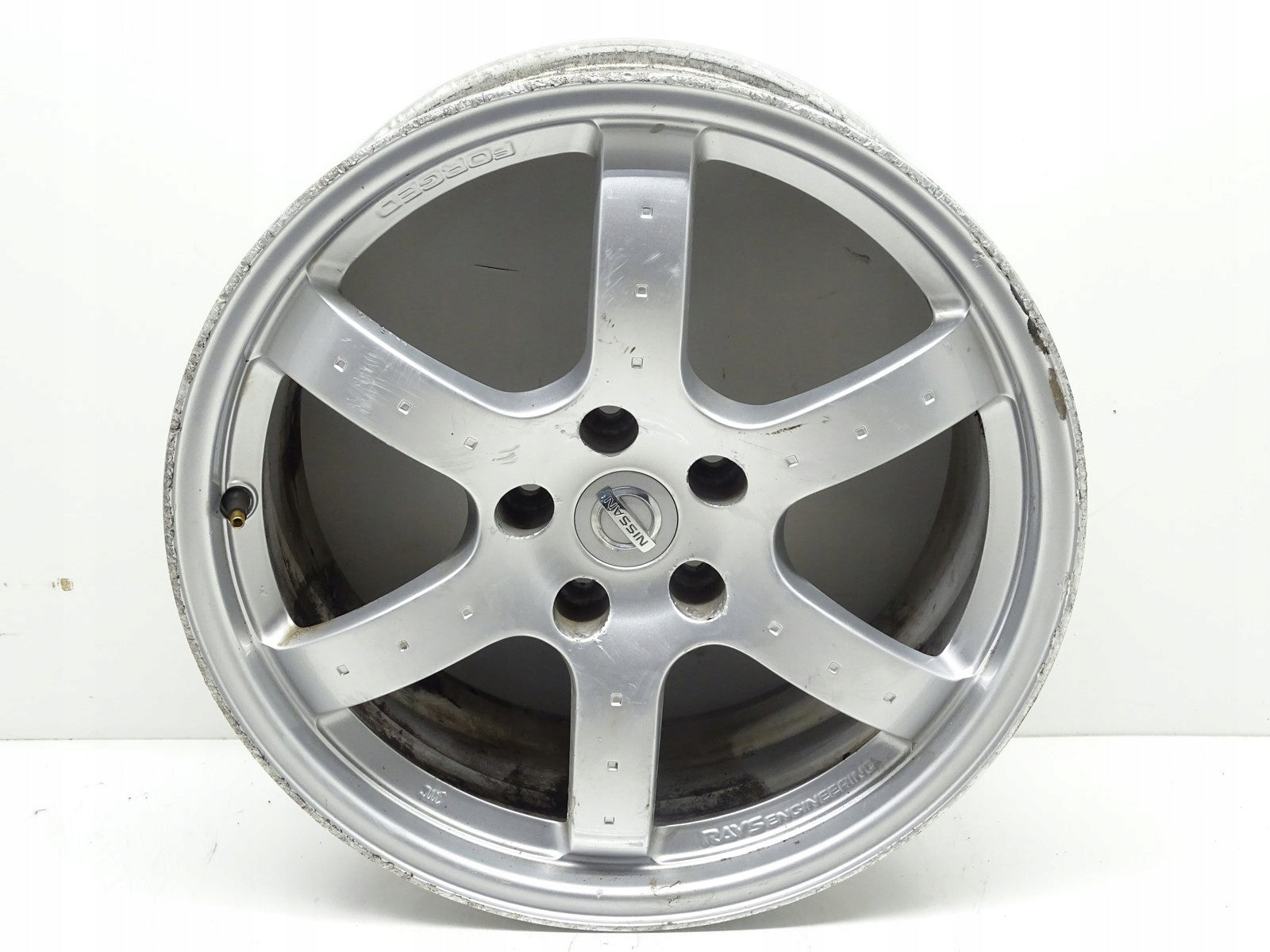 1x Alu Felge Nissan 350Z Aluminum rim 18 Zoll 8.0J 5x114.3