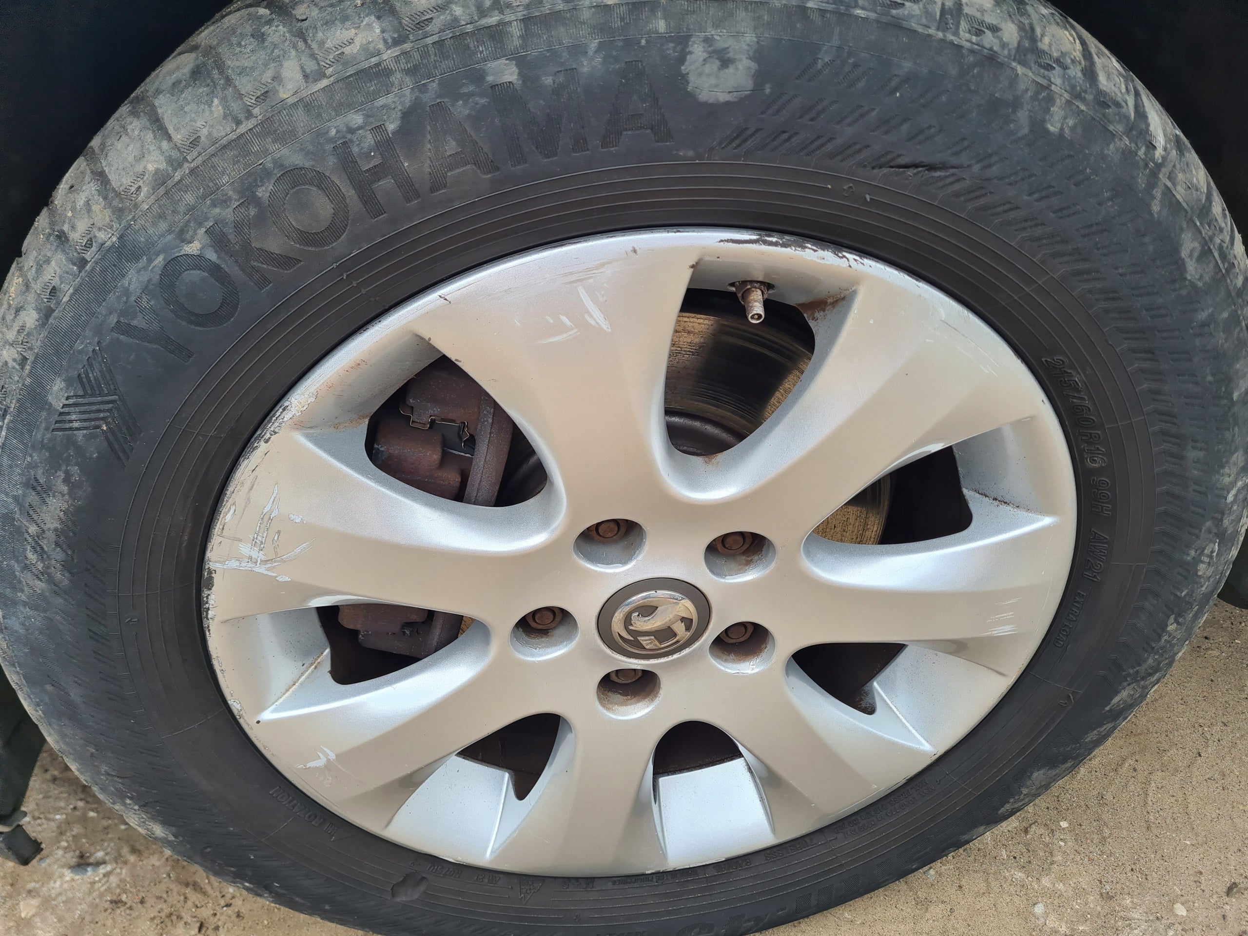 Alu Felge Opel Astra Zafira Aluminum rim 16 Zoll 6.5J 5x115