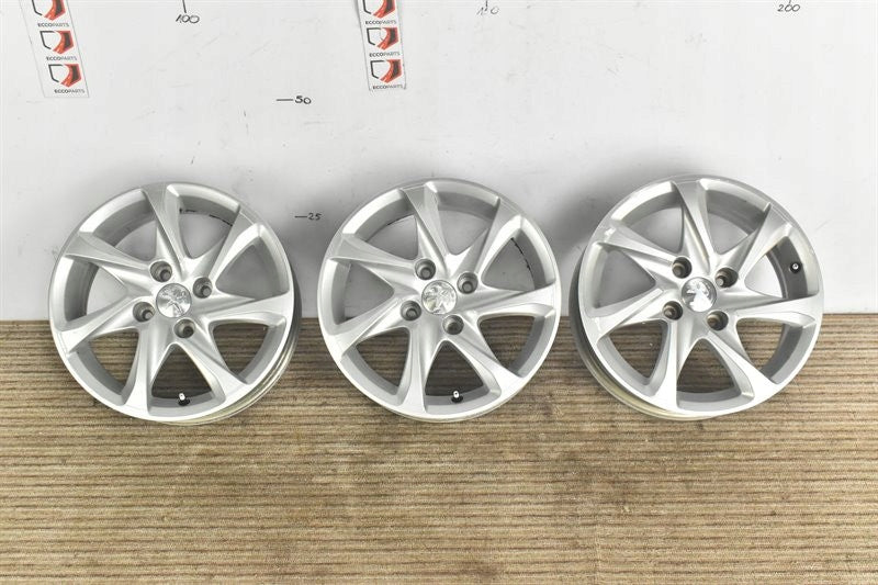 1x Alu Felge Peugeot 208 108 Aluminum rim 15 Zoll 6.0J 4x108 23ET 9673773577