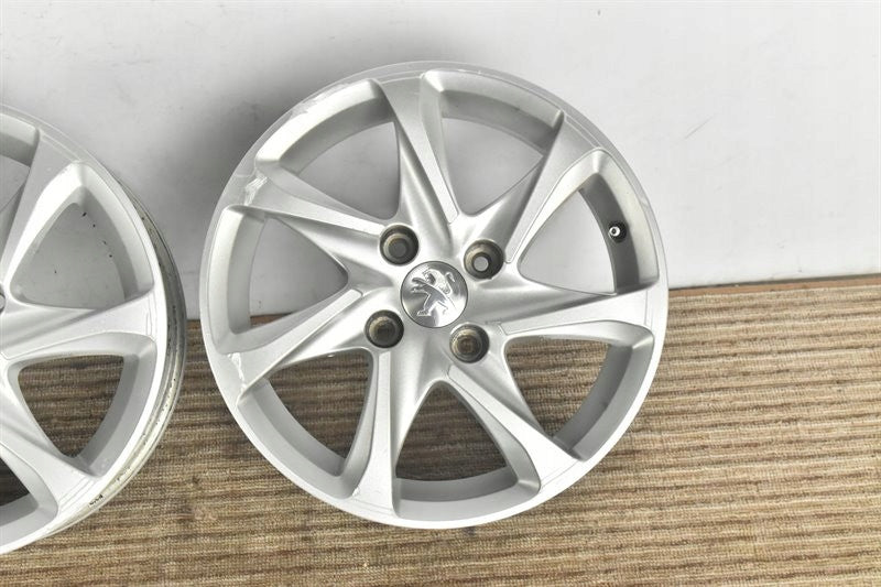 1x Alu Felge Peugeot 208 108 Aluminum rim 15 Zoll 6.0J 4x108 23ET 9673773577