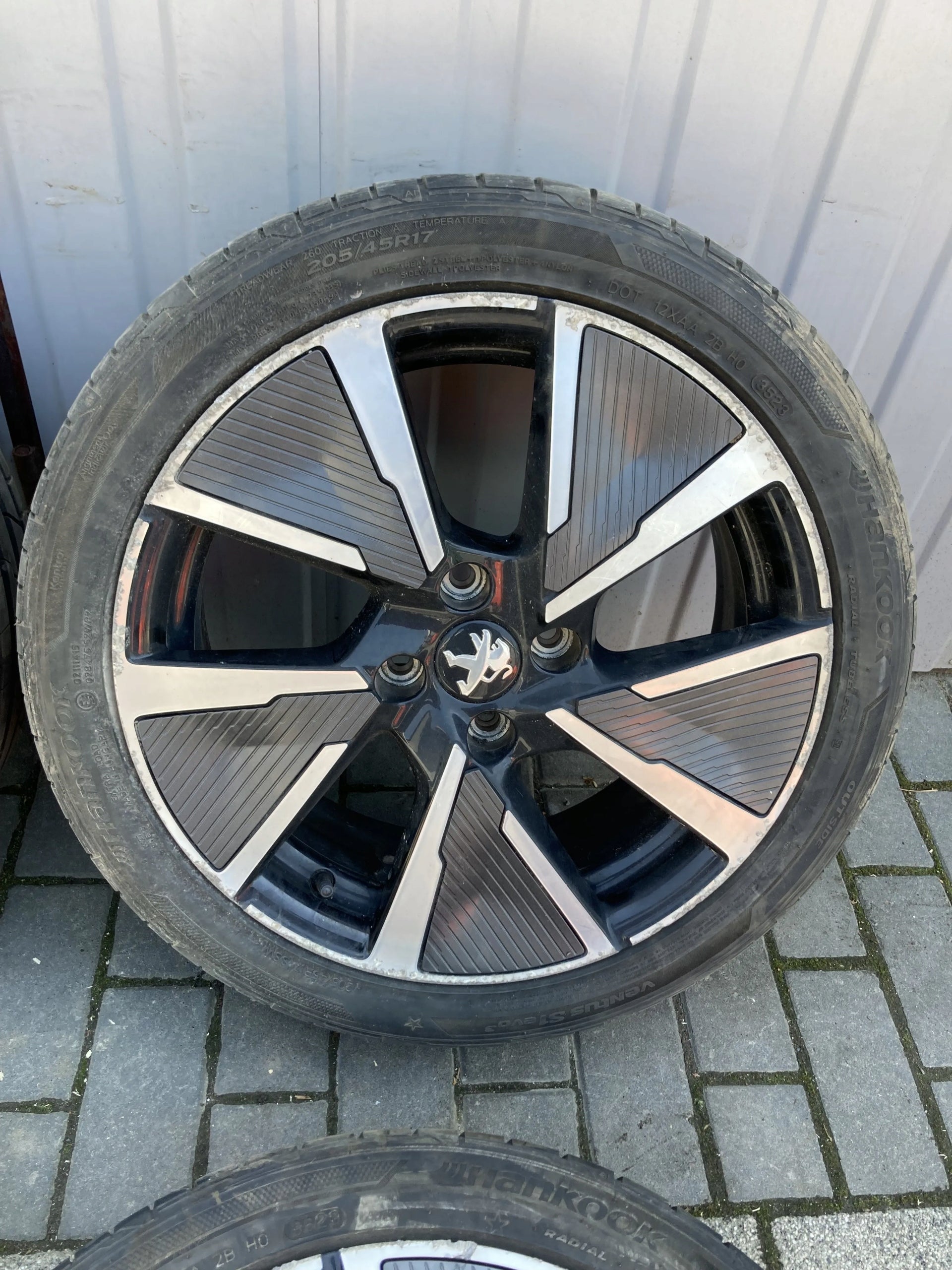 1x Alu Felge Peugeot 205 208 108 Aluminum rim 17 Zoll 7.0J 4x108