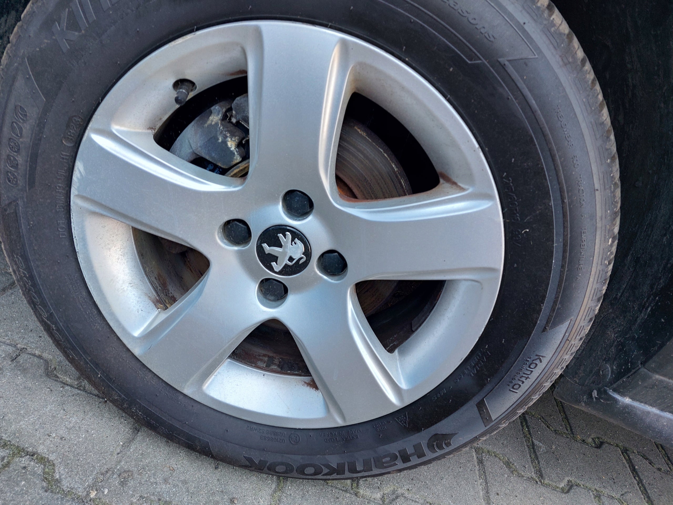 Alu Felge Peugeot 3008 108 Aluminum rim 16 Zoll 7.0J 4x108 9684880380