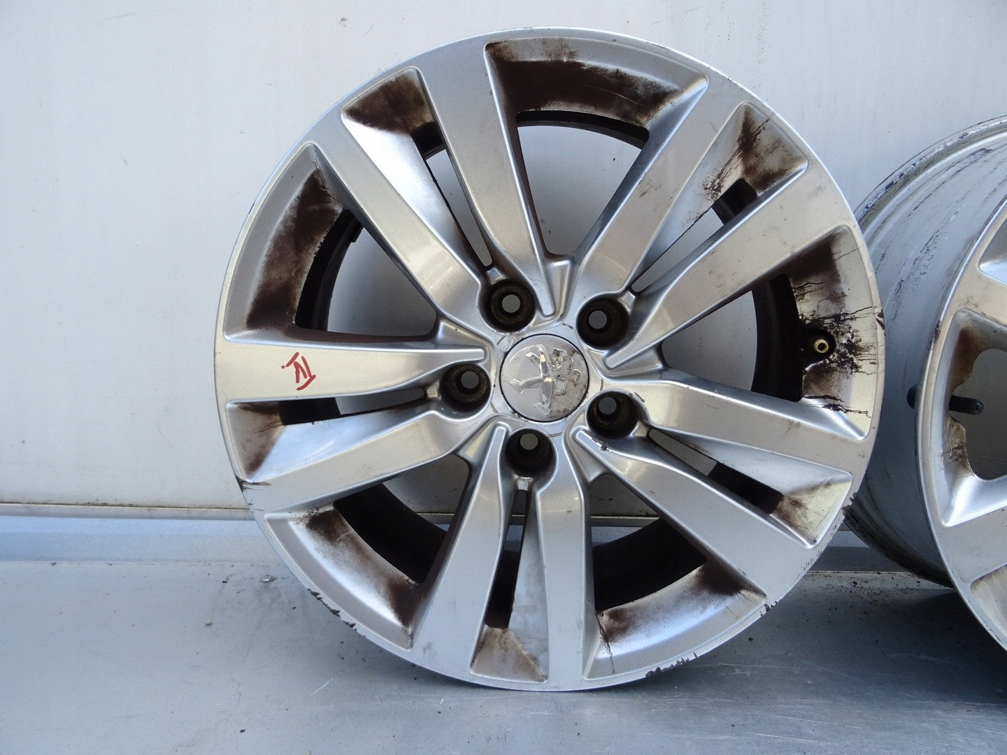 Alu Felge Peugeot 108 308 Aluminum rim 16 Zoll 7.0J 5x108