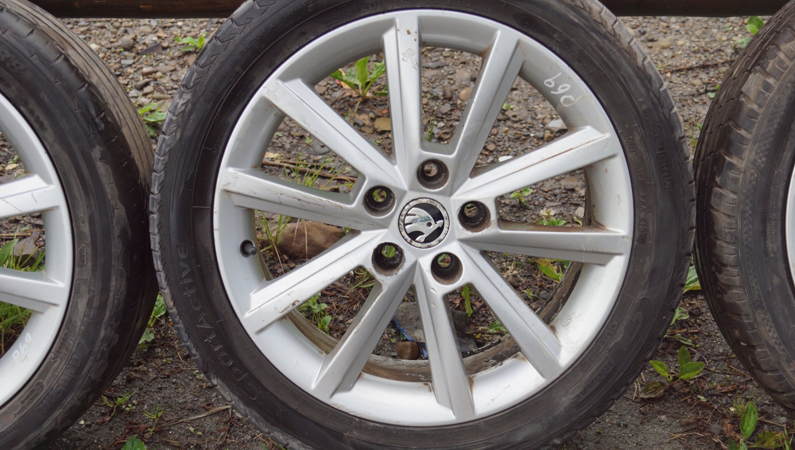 Alu Felge Skoda Octavia Aluminum rim 17 Zoll 7.0J 5x112 5E0601025E