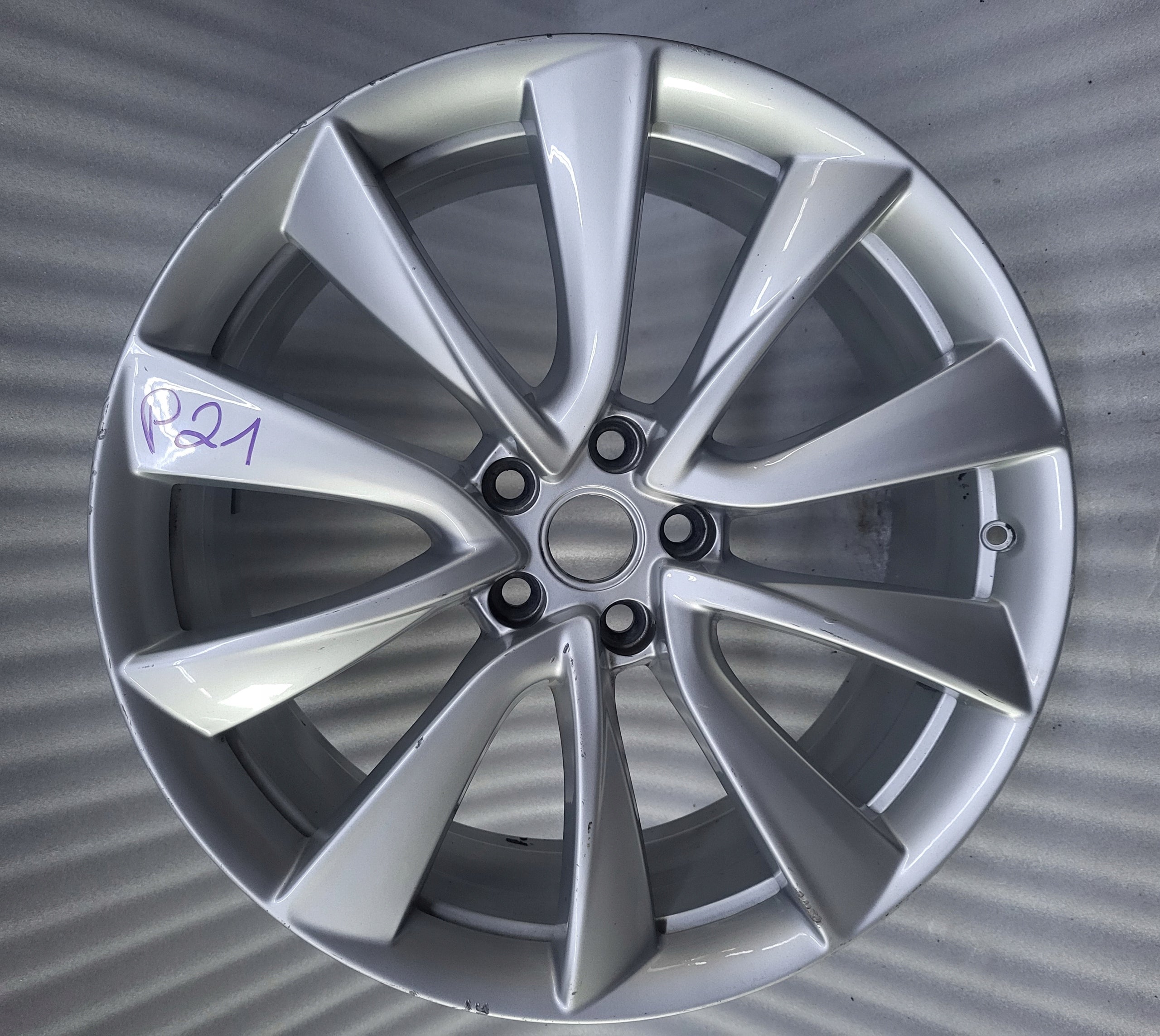 1x Alu Felge Tesla Model 3 Aluminum rim 20 Zoll 8.5J 5x120 35ET 104422700D