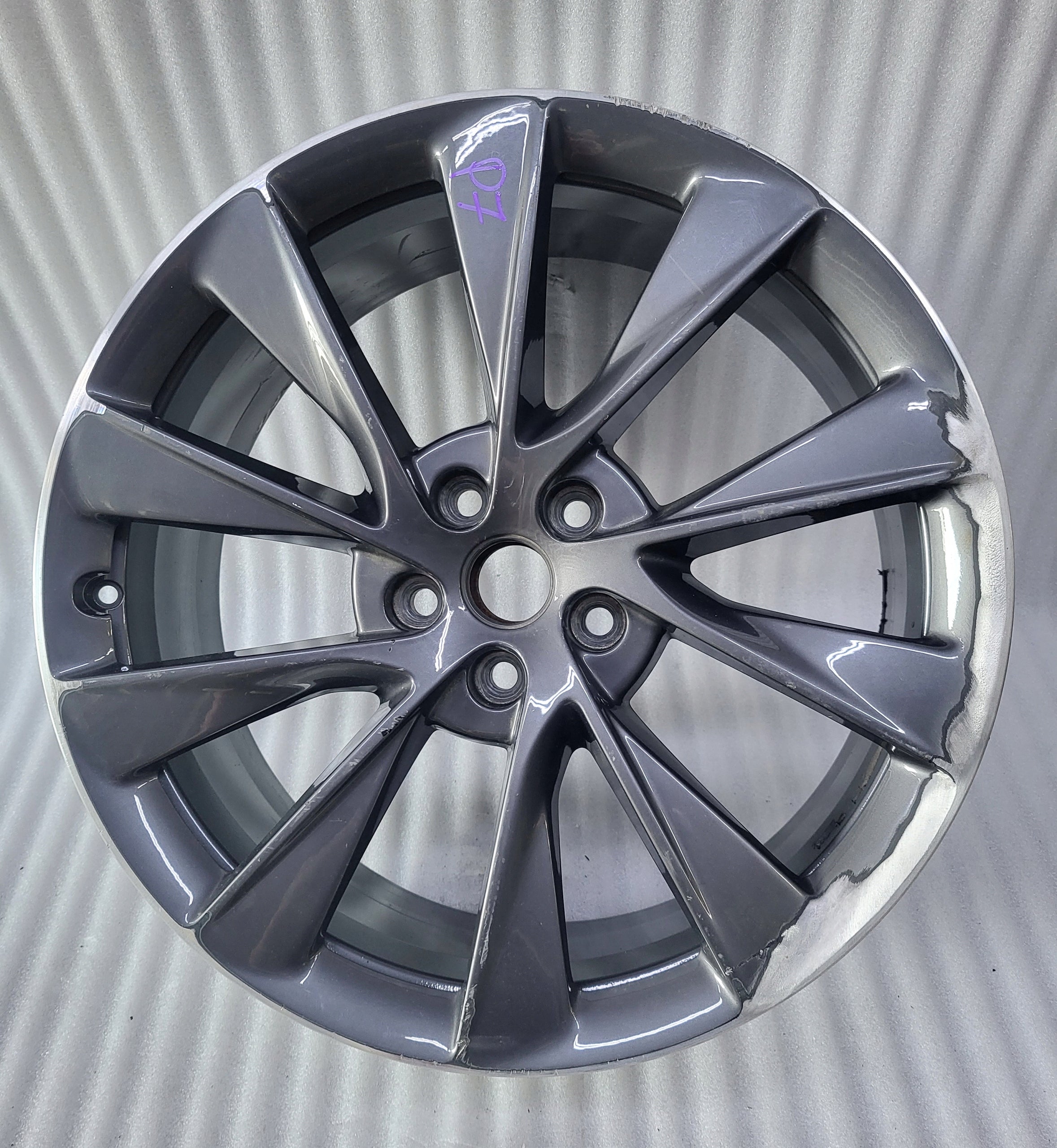 1x Alu Felge Tesla Model S Aluminum rim 21 Zoll 8.5J 5x120 40ET 106651900C