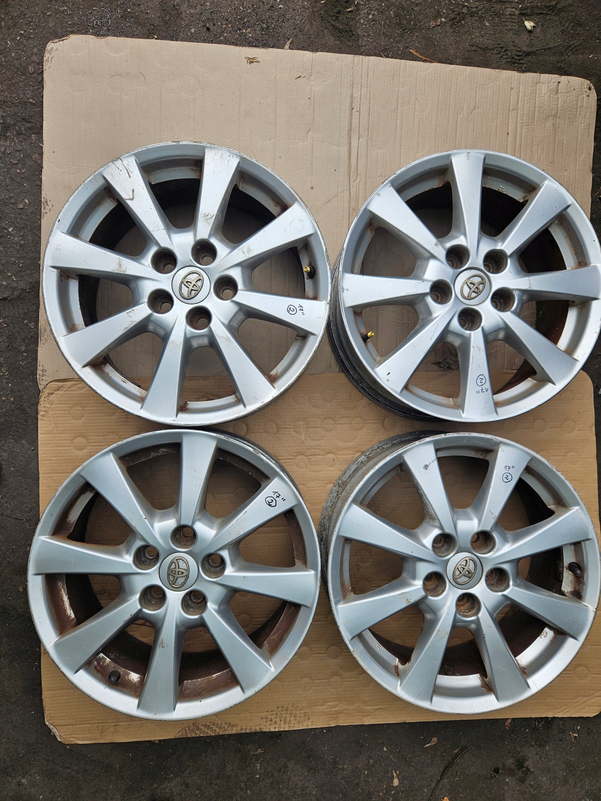 Alu Felge Toyota Corolla Verso Auris Corolla Verso 17 Zoll 7.0J 5x114.3