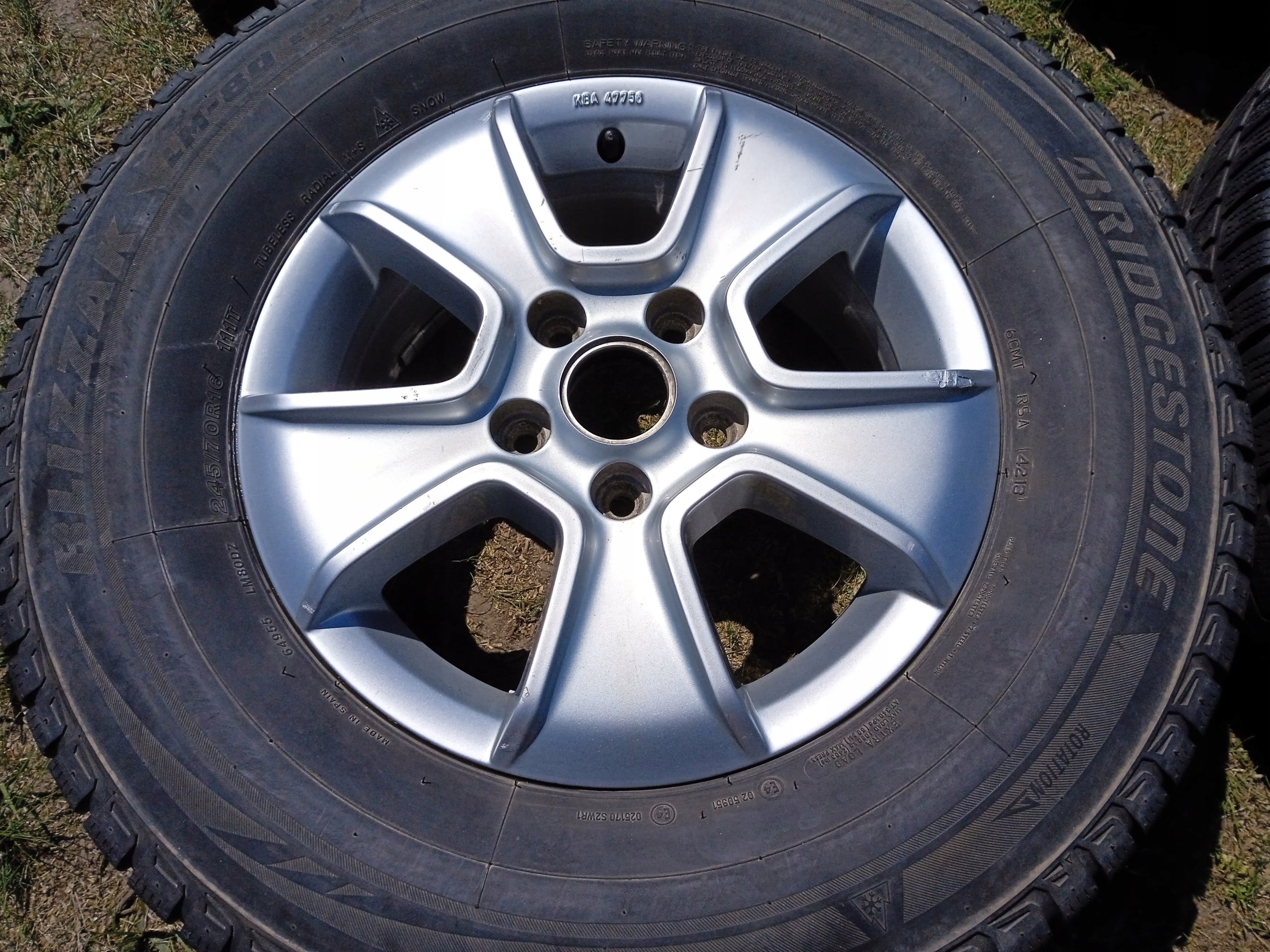 Alu Felge Volkswagen Amarok Aluminum rim 16 Zoll 6.5J 5x120 62ET 2H0071496