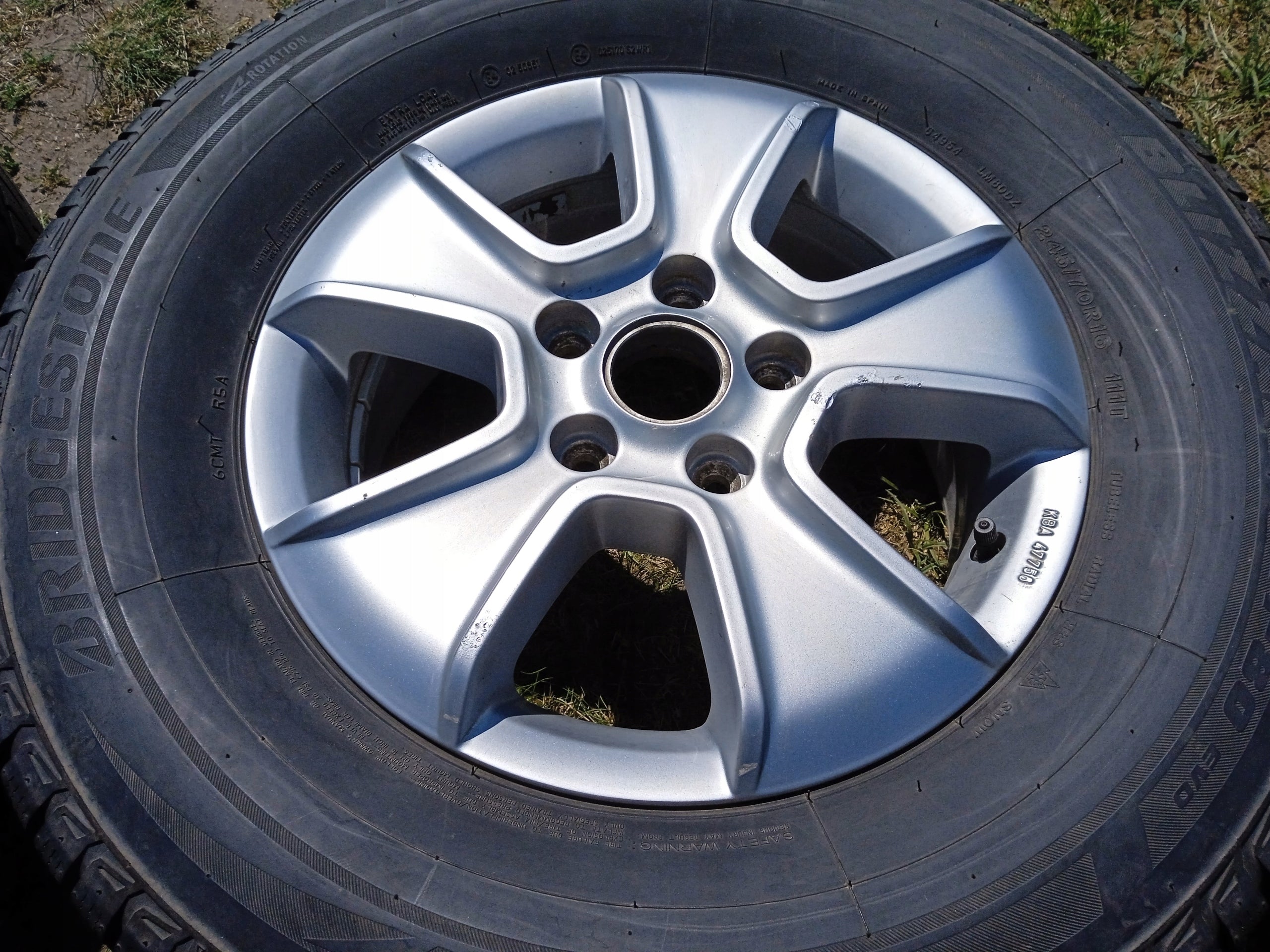 Alu Felge Volkswagen Amarok Aluminum rim 16 Zoll 6.5J 5x120 62ET 2H0071496