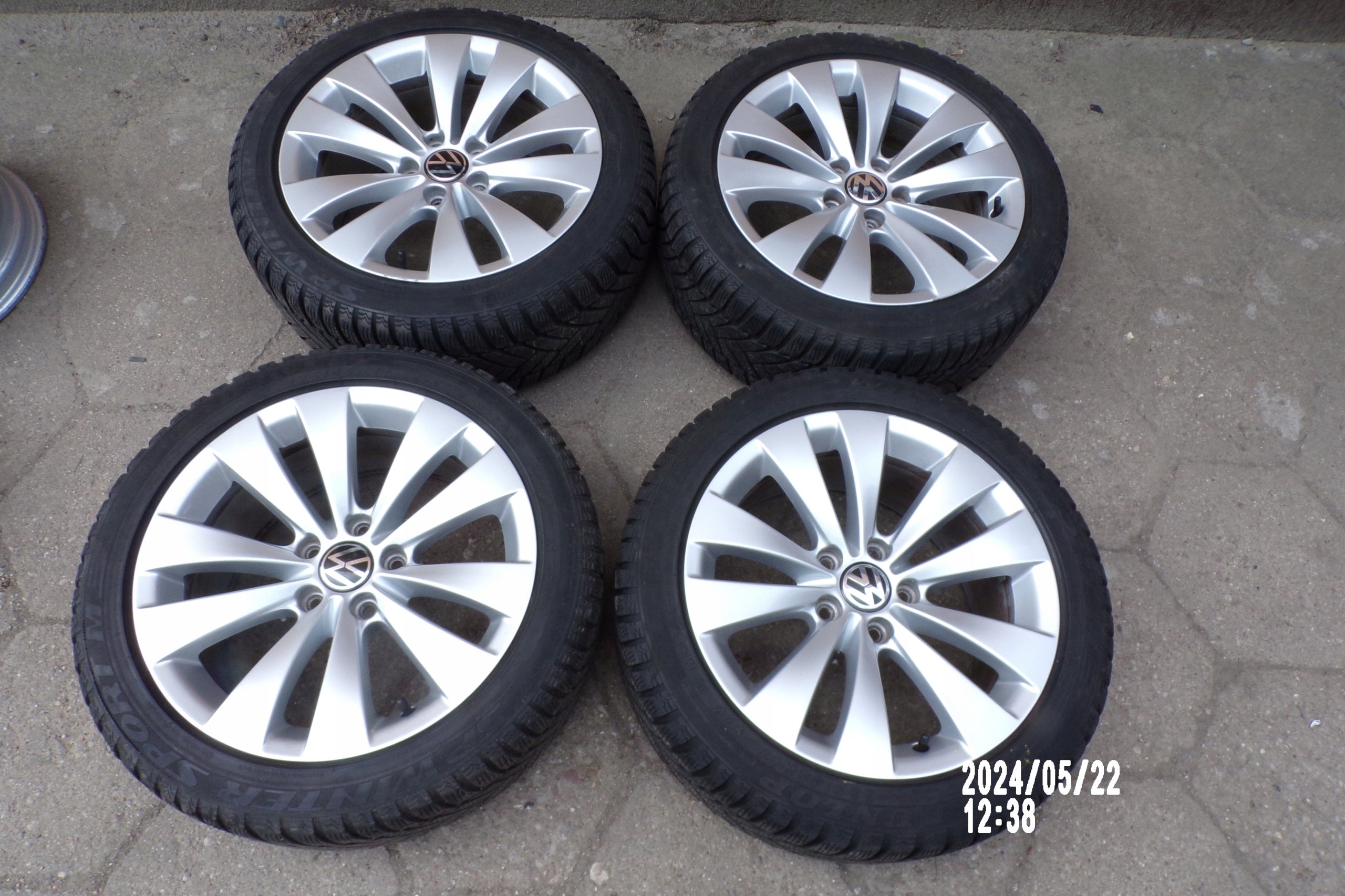  Alu Felge Volkswagen Passat CC T4 Aluminum rim 18 Zoll 8.0J 5x112 3C8601025AB product image