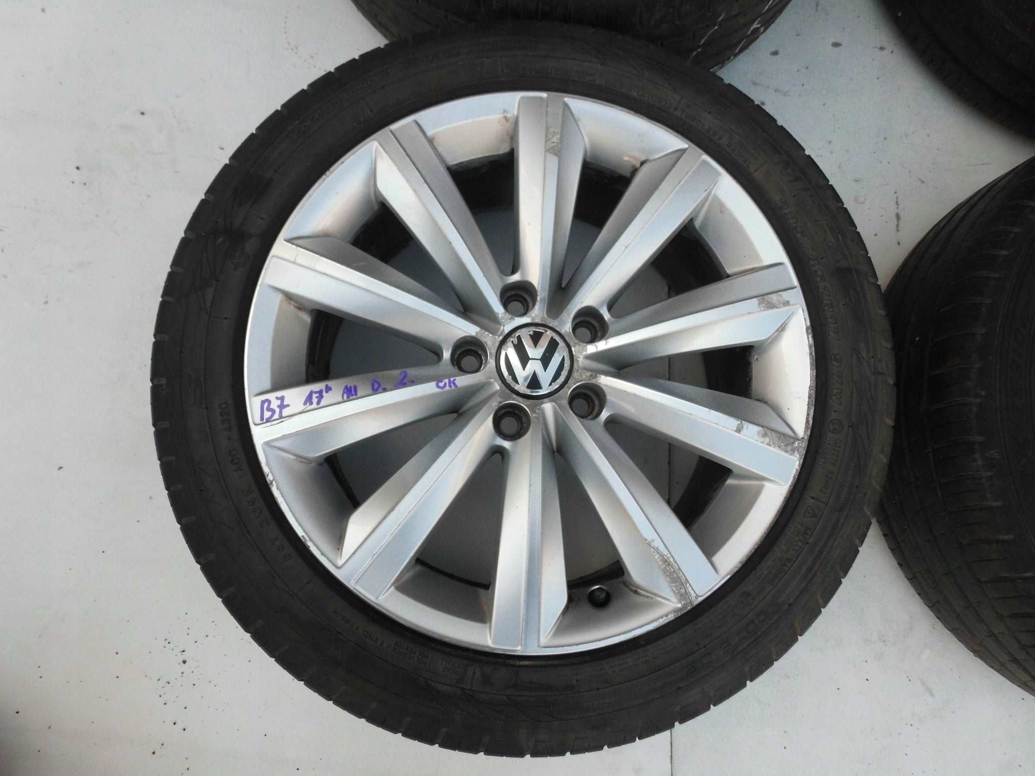 Alu Felge Volkswagen CC Touran Passat 17 Zoll 7.5J 5x112 47ET 3C0601025K