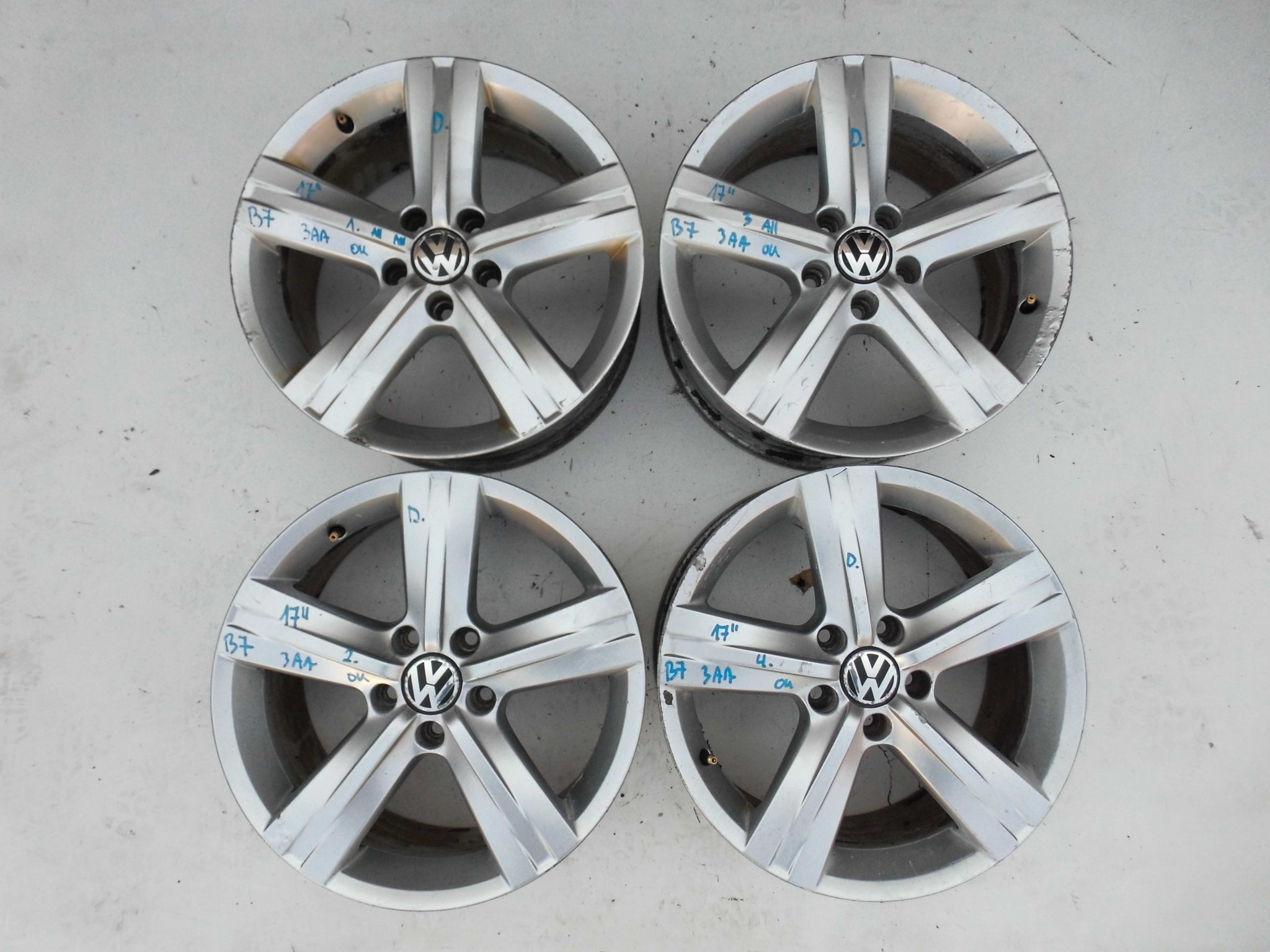  Aluminium rim Volkswagen CC Golf Passat Eos Golf V Scirocco Golf VI 17 inch 7.5J 5x112 47ET 3AA601025E  product image