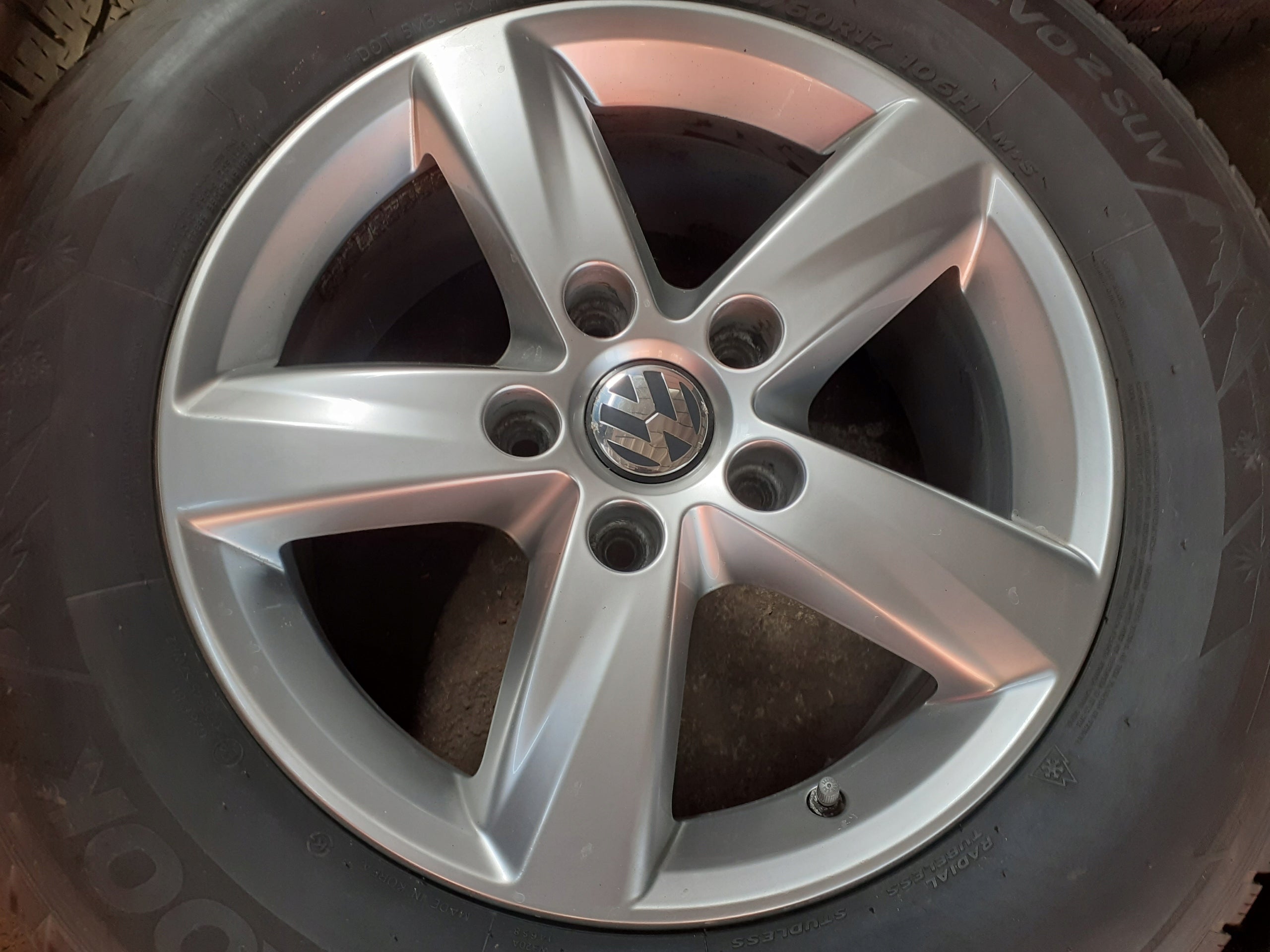  Alu Felge Volkswagen Touareg Aluminum rim 17 Zoll 7.5J 5x130 50ET 7P6601025A product image