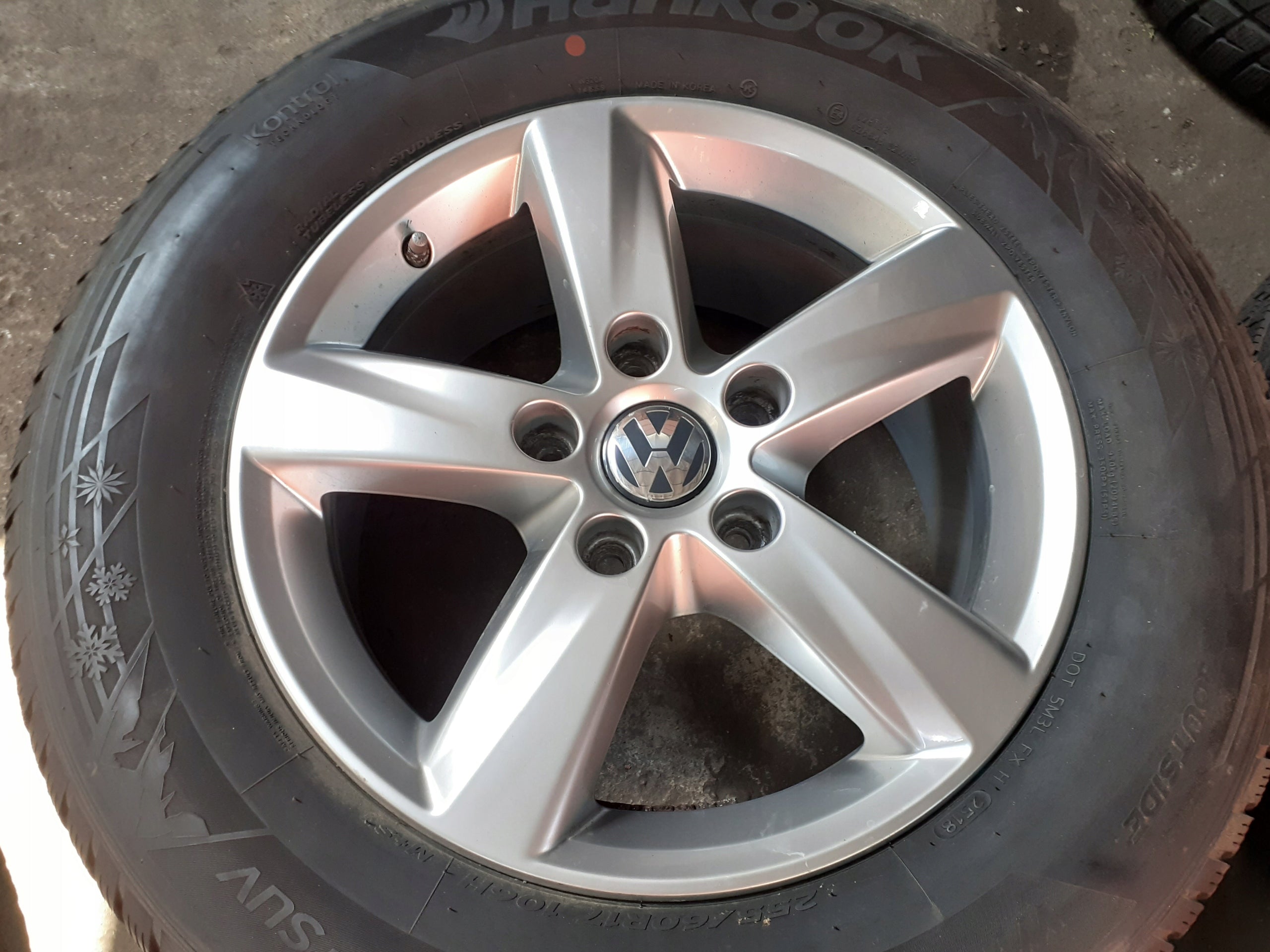 Alu Felge Volkswagen Touareg Aluminum rim 17 Zoll 7.5J 5x130 50ET 7P6601025A