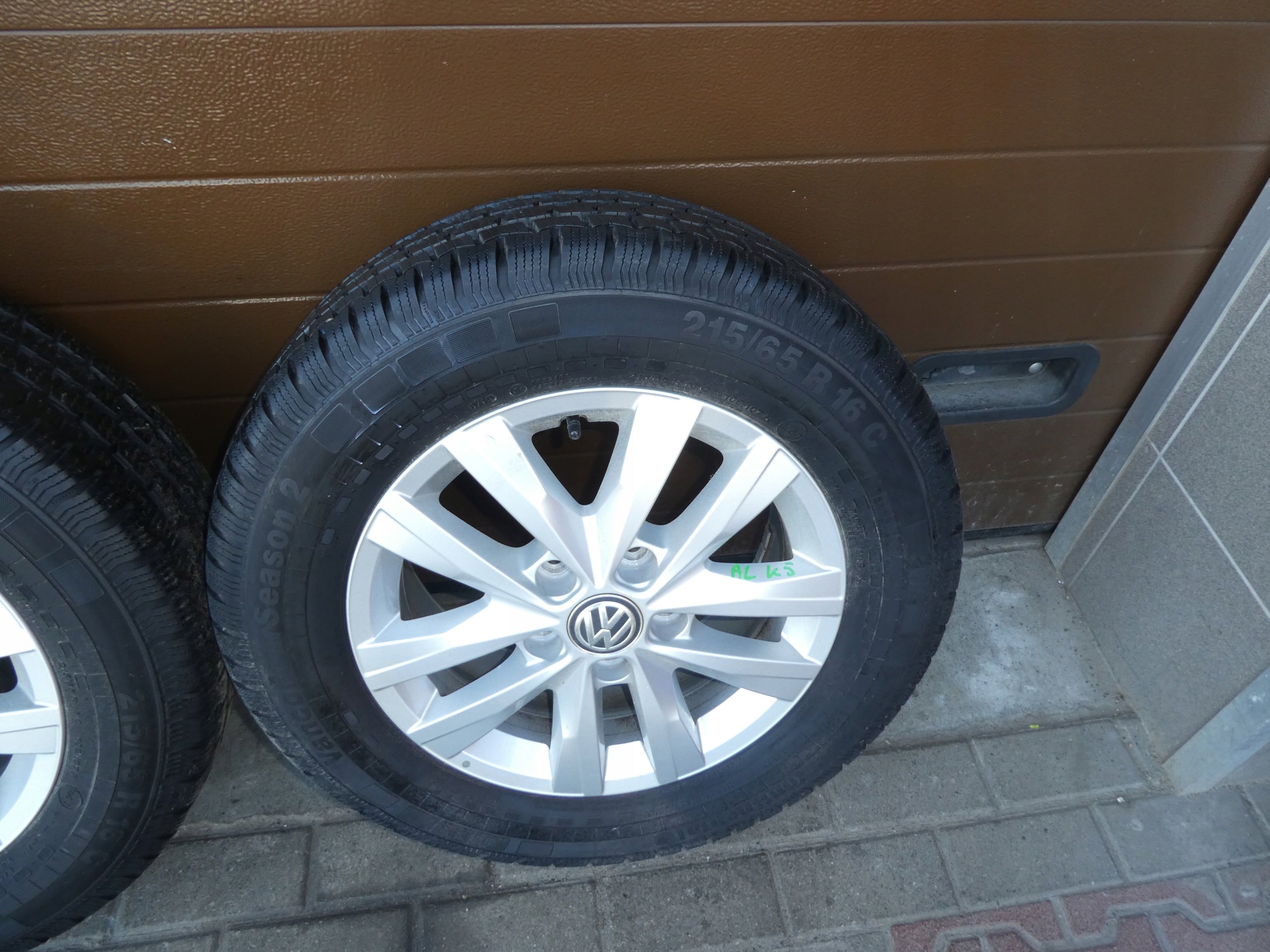 Alu Felge Volkswagen T6 Crafter Aluminum rim 17 Zoll 6.5J 5x120 7E0601025N