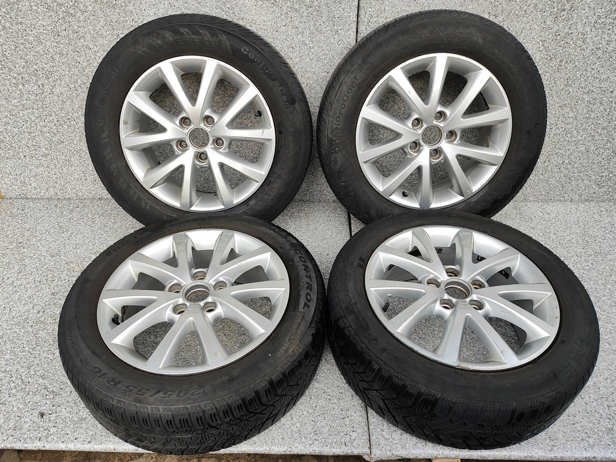 Alu Felge Volkswagen Golf Golf V Golf VI T5 Touran 16 Zoll 6.5J 5x112 50ET 1K0601025BS