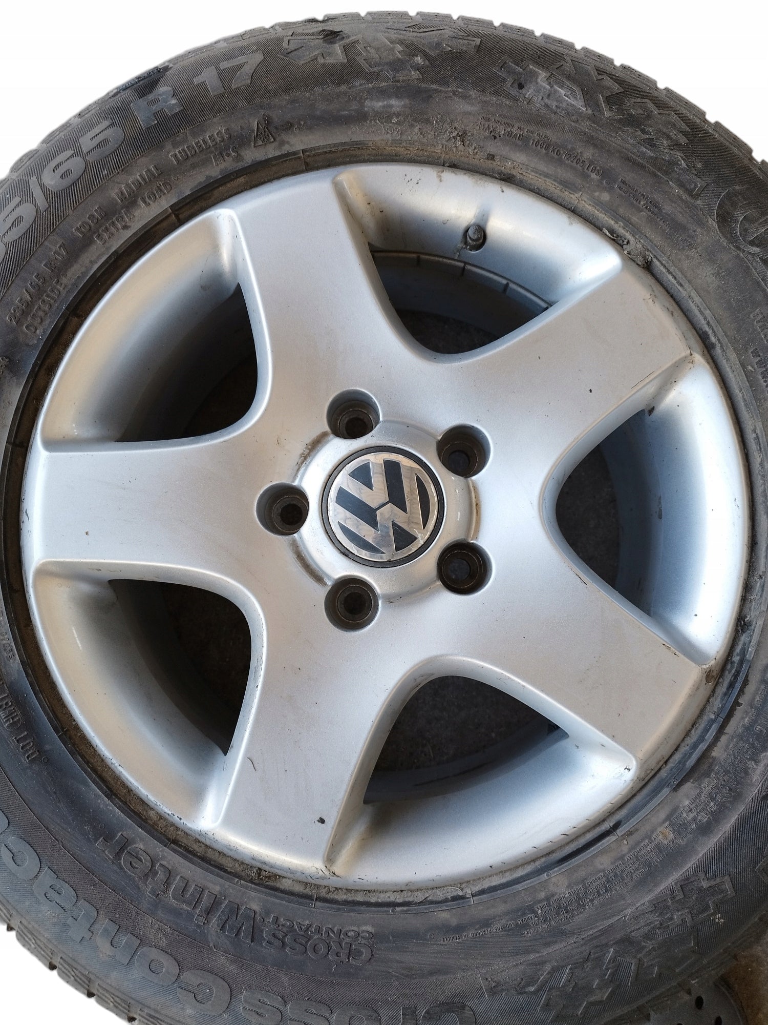 Alu Felge Volkswagen Touareg Aluminum rim 17 Zoll 7.5J 5x130 7L6601025B