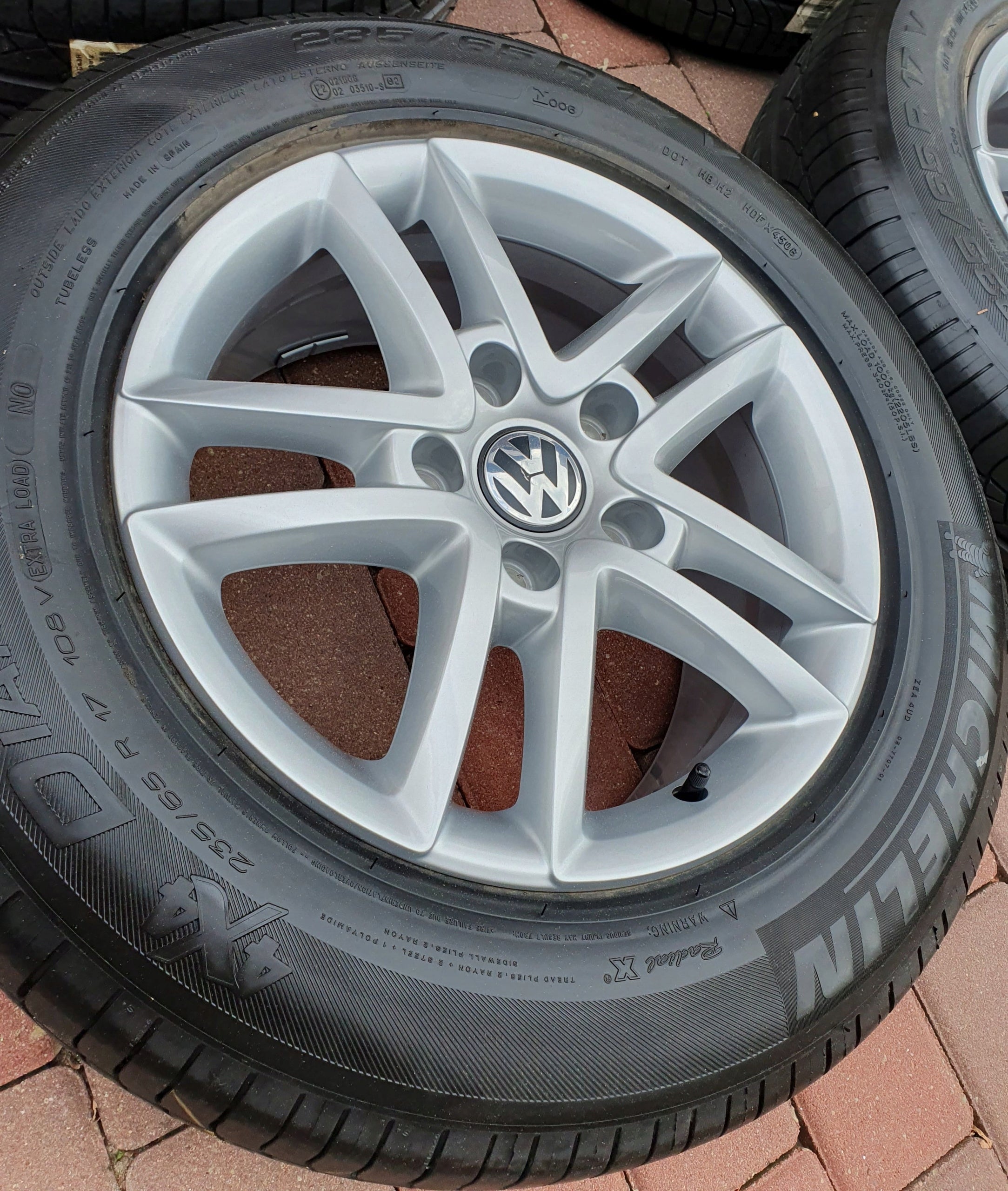 Alu Felge Volkswagen Touareg Aluminum rim 17 Zoll 7.5J 5x130 55ET 7L6601025AK