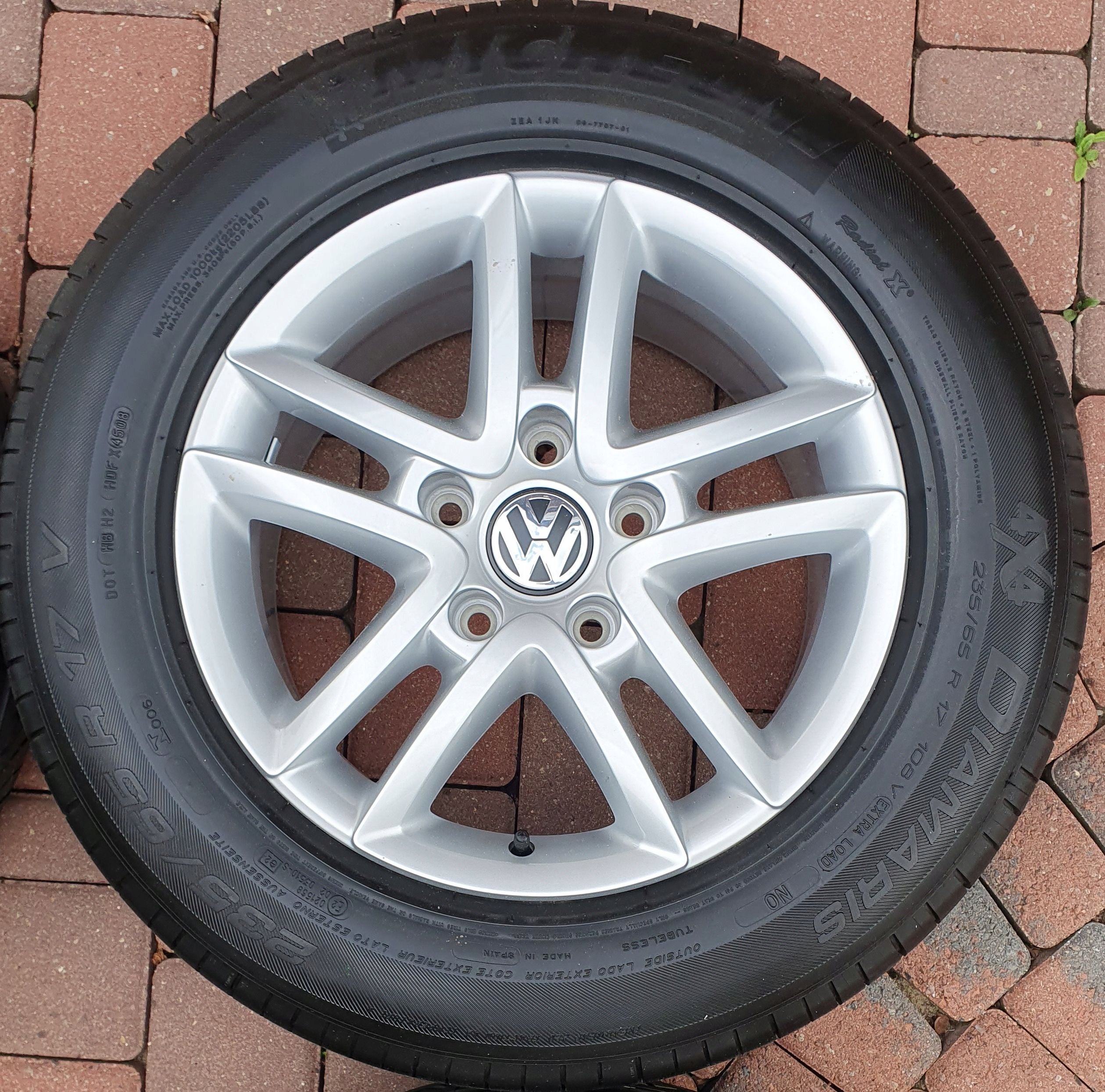 Alu Felge Volkswagen Touareg Aluminum rim 17 Zoll 7.5J 5x130 55ET 7L6601025AK