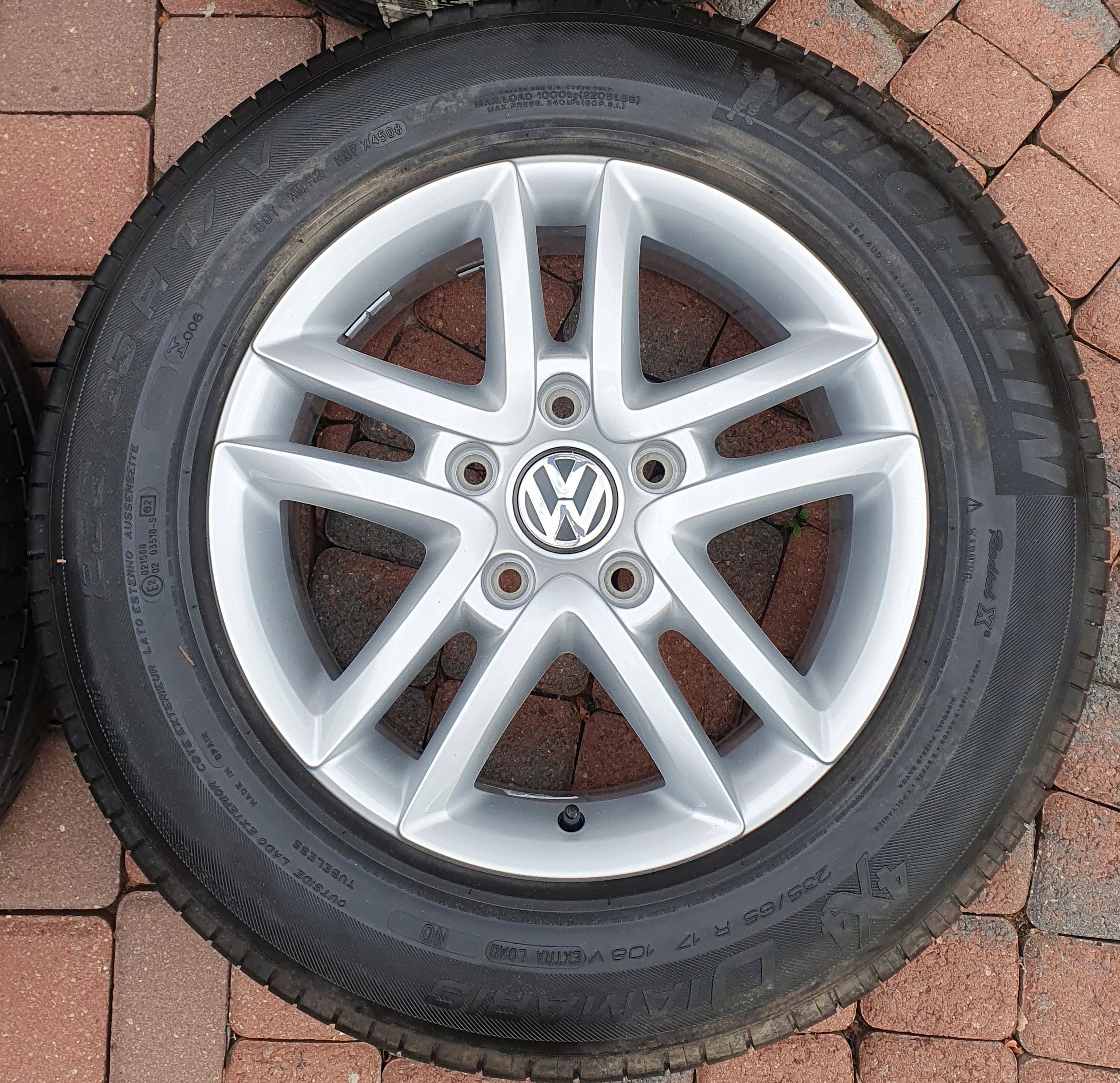 Alu Felge Volkswagen Touareg Aluminum rim 17 Zoll 7.5J 5x130 55ET 7L6601025AK