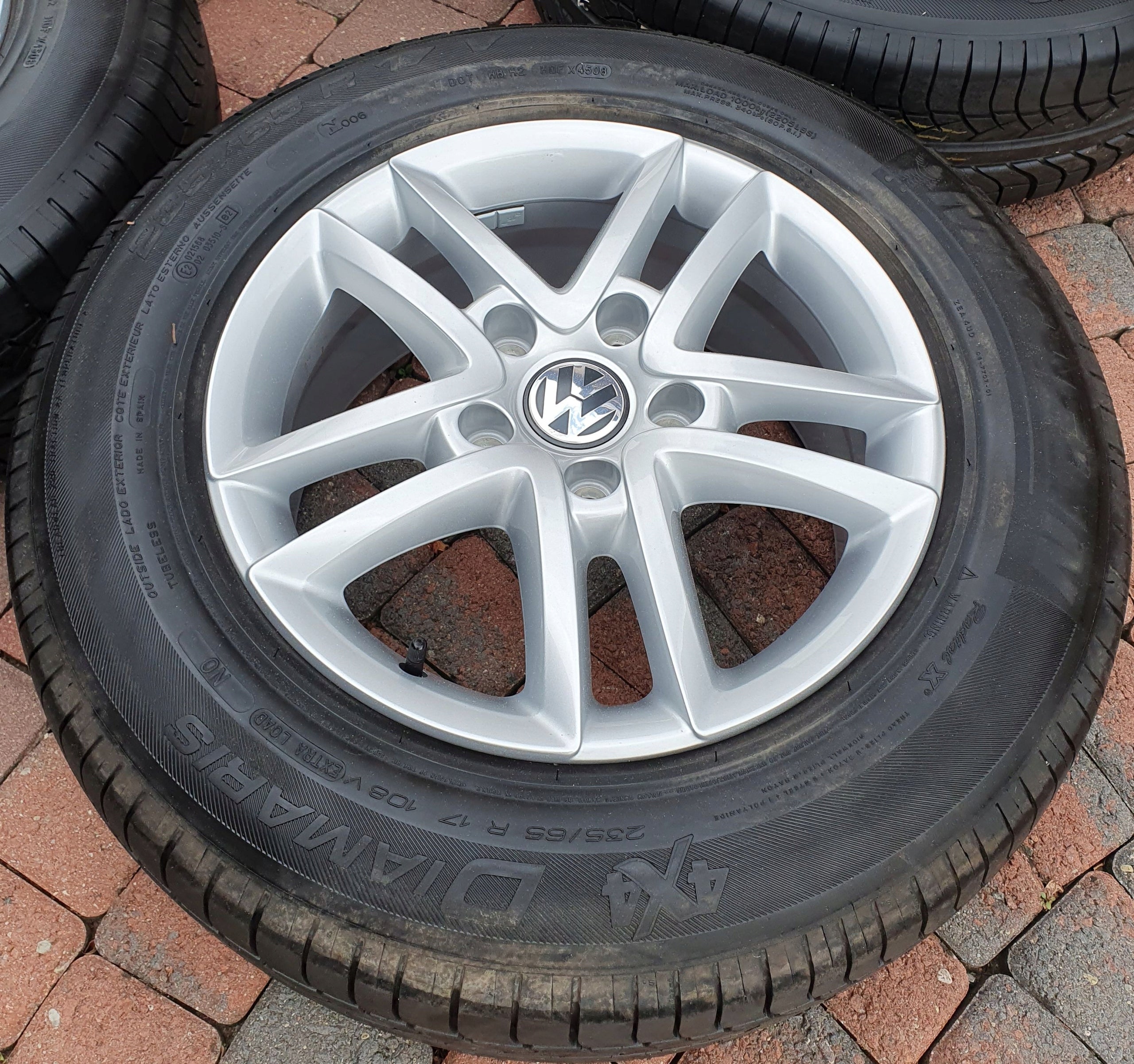 Alu Felge Volkswagen Touareg Aluminum rim 17 Zoll 7.5J 5x130 55ET 7L6601025AK