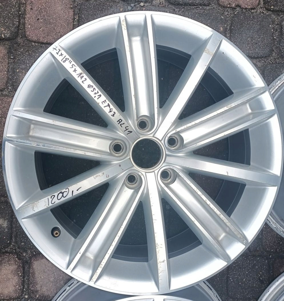 Alu Felge Volkswagen Tiguan Aluminum rim 18 Zoll 7.0J 5x112 43ET 5N0601025AF