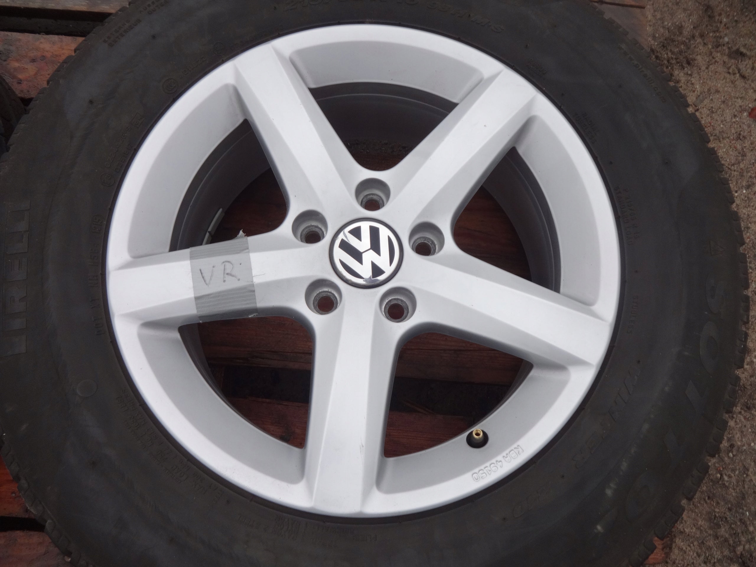 Alu Felge Volkswagen Sharan Tiguan Aluminum rim 16 Zoll 6.5J 5x112 7N0071496B